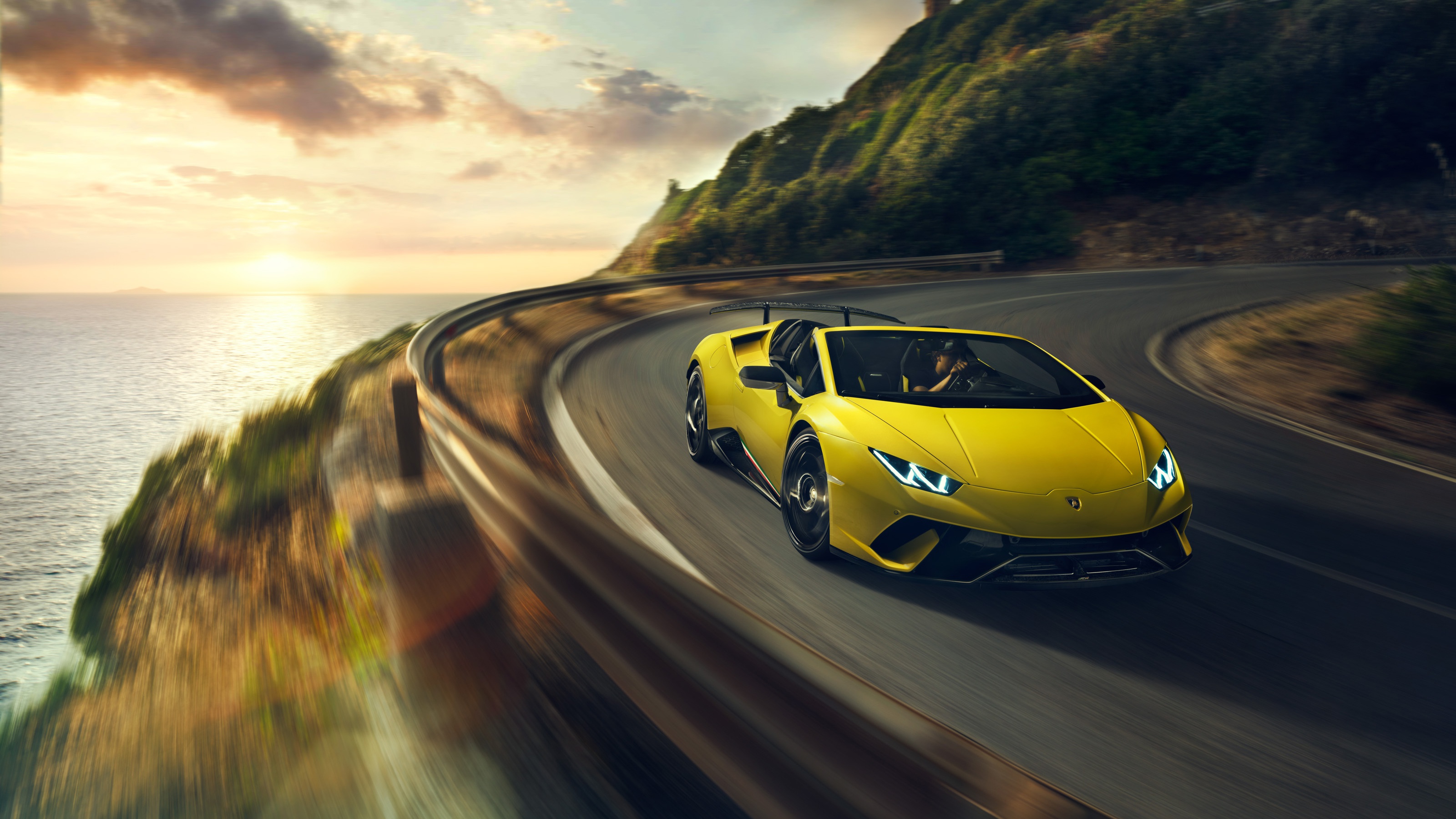 Handy-Wallpaper Lamborghini, Autos, Supersportwagen, Fahrzeuge, Gelbes Auto, Lamborghini Huracán Performante kostenlos herunterladen.