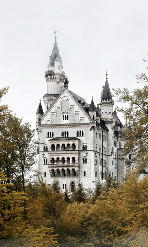 Download mobile wallpaper Castles, Neuschwanstein Castle, Man Made, Castle for free.
