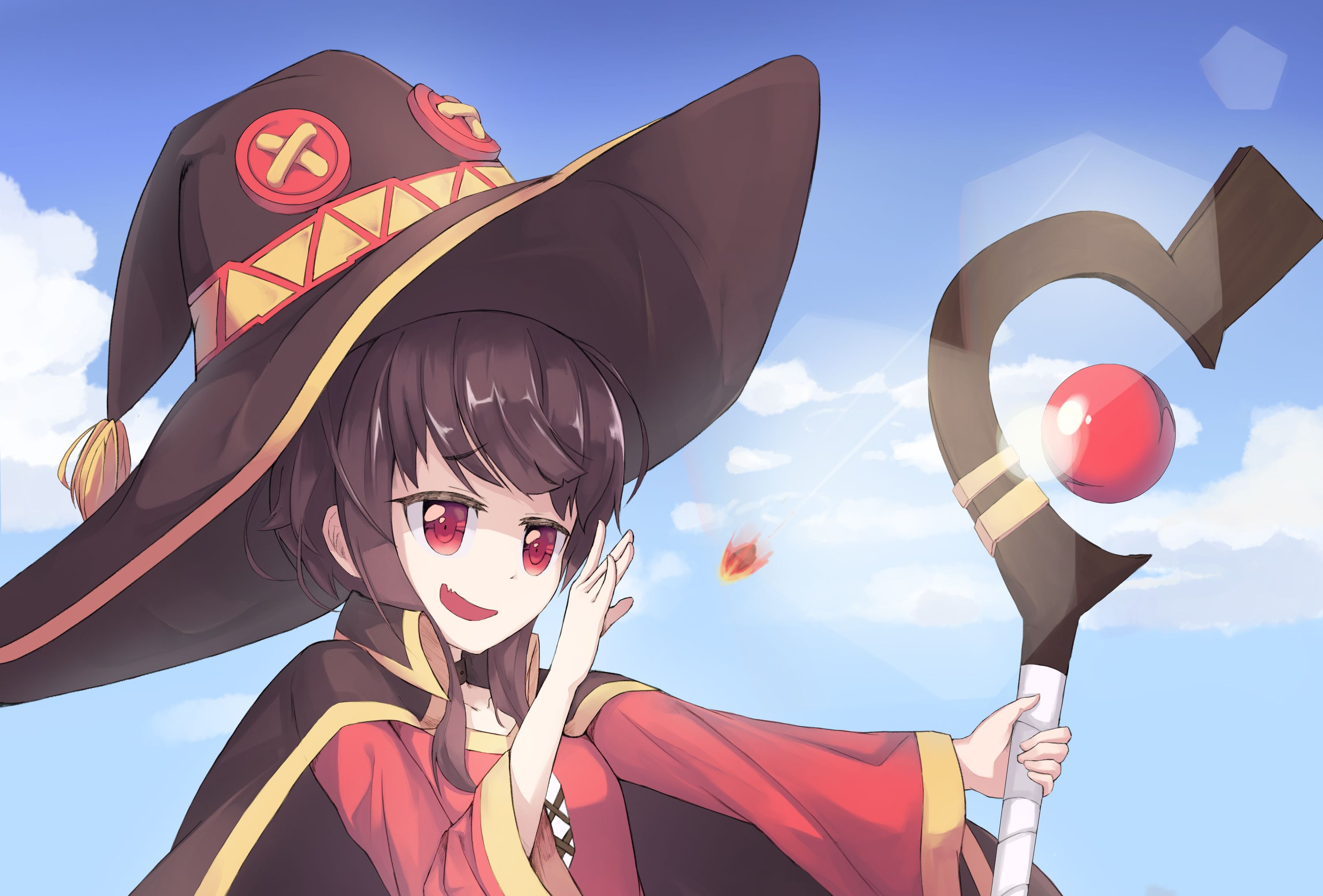 Baixe gratuitamente a imagem Anime, Konosuba: As Bençãos De Deus Neste Mundo Maravilhoso, Megumin (Konosuba) na área de trabalho do seu PC