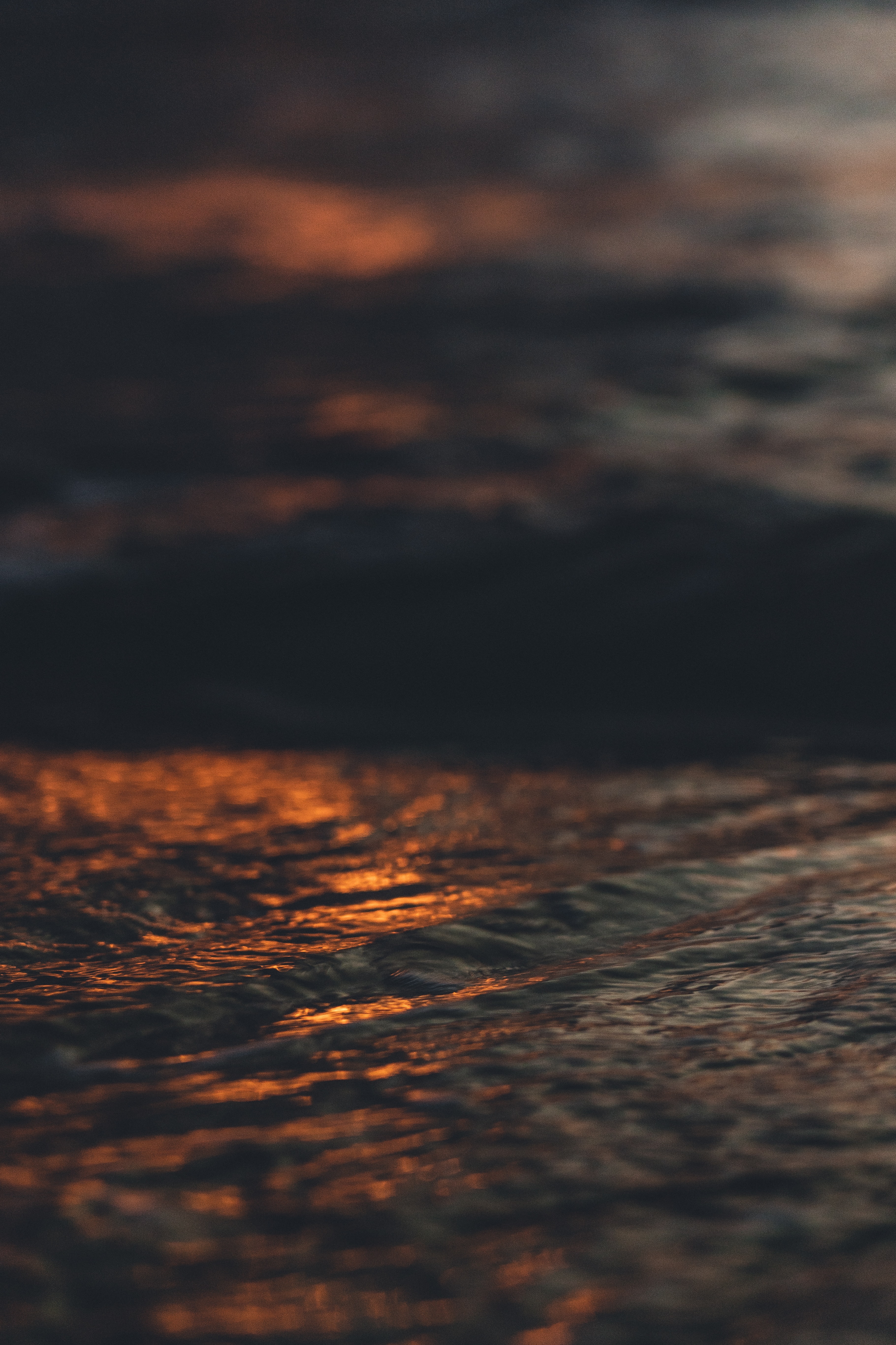 ripples, blur, nature, water, waves, glare, ripple, smooth HD wallpaper