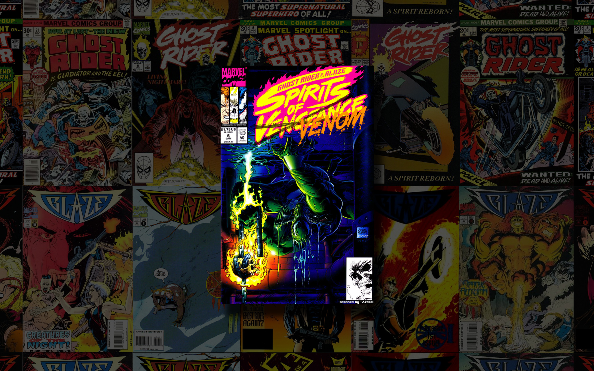 Завантажити шпалери Ghost Rider/blaze: Spirits Of Vengeance на телефон безкоштовно