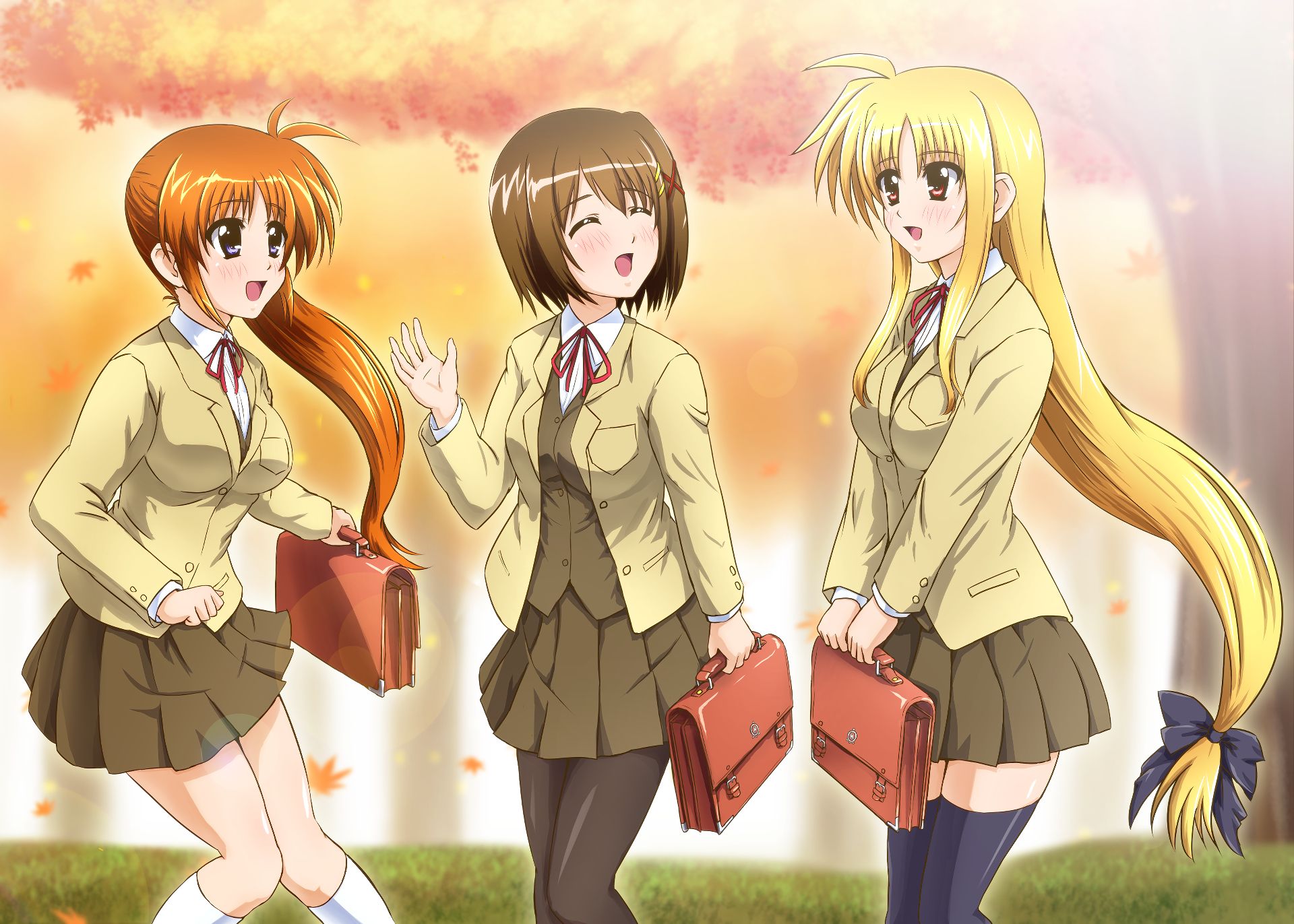Laden Sie das Animes, Mahou Shoujo Lyrical Nanoha-Bild kostenlos auf Ihren PC-Desktop herunter