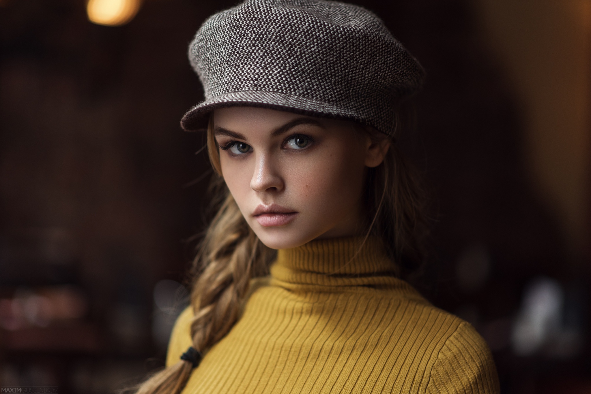 PCデスクトップに帽子, ロシア, モデル, 女性, アナスタシヤ・スケグロワ画像を無料でダウンロード