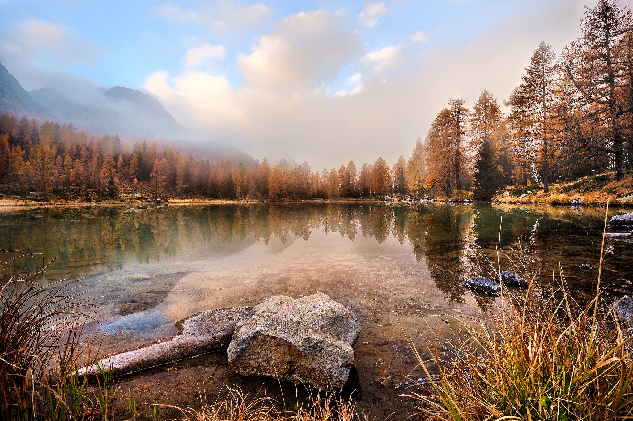 Laden Sie das Natur, Herbst, Seen, See, Erde/natur, Spiegelung-Bild kostenlos auf Ihren PC-Desktop herunter