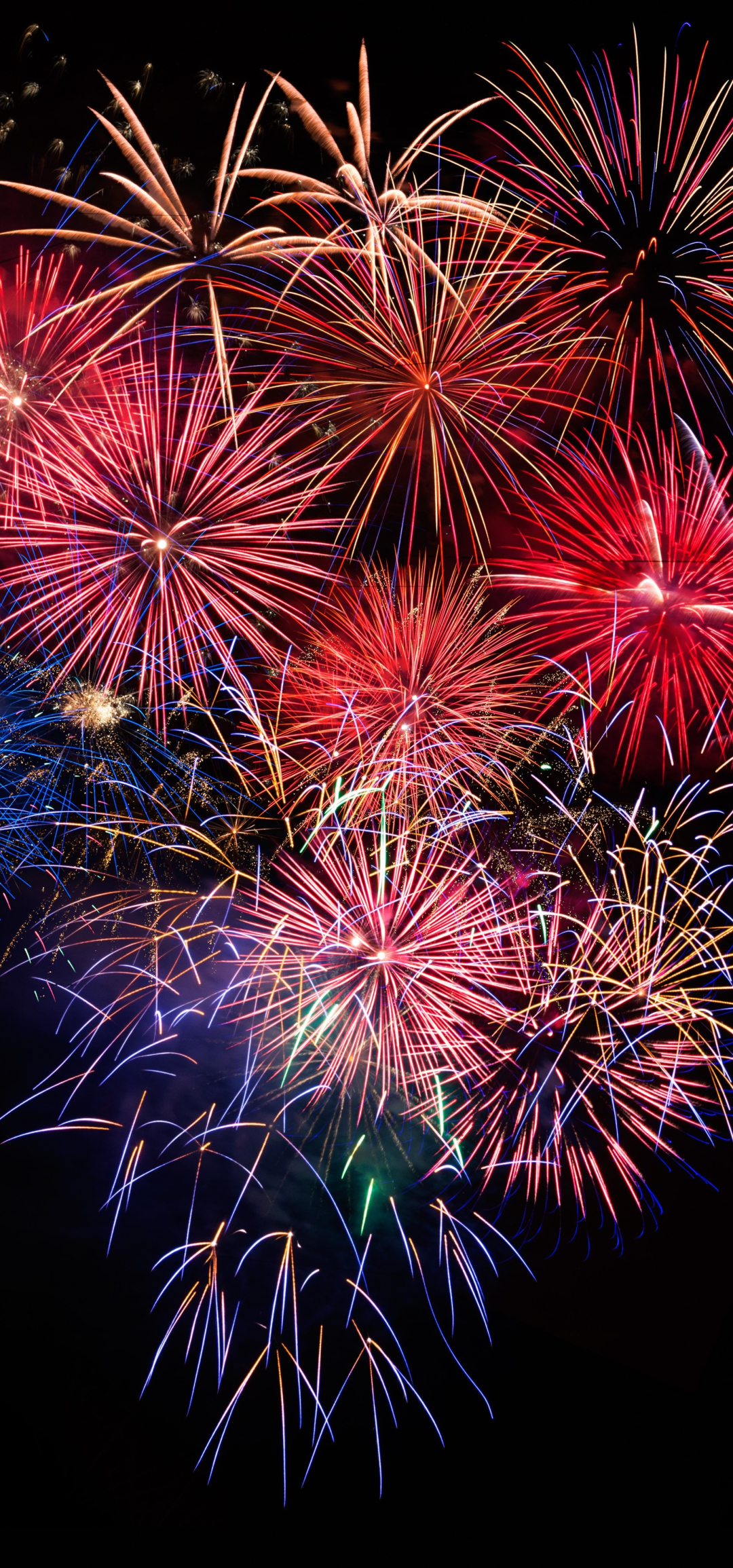 Download mobile wallpaper Colors, Colorful, Fireworks, Photography for free.