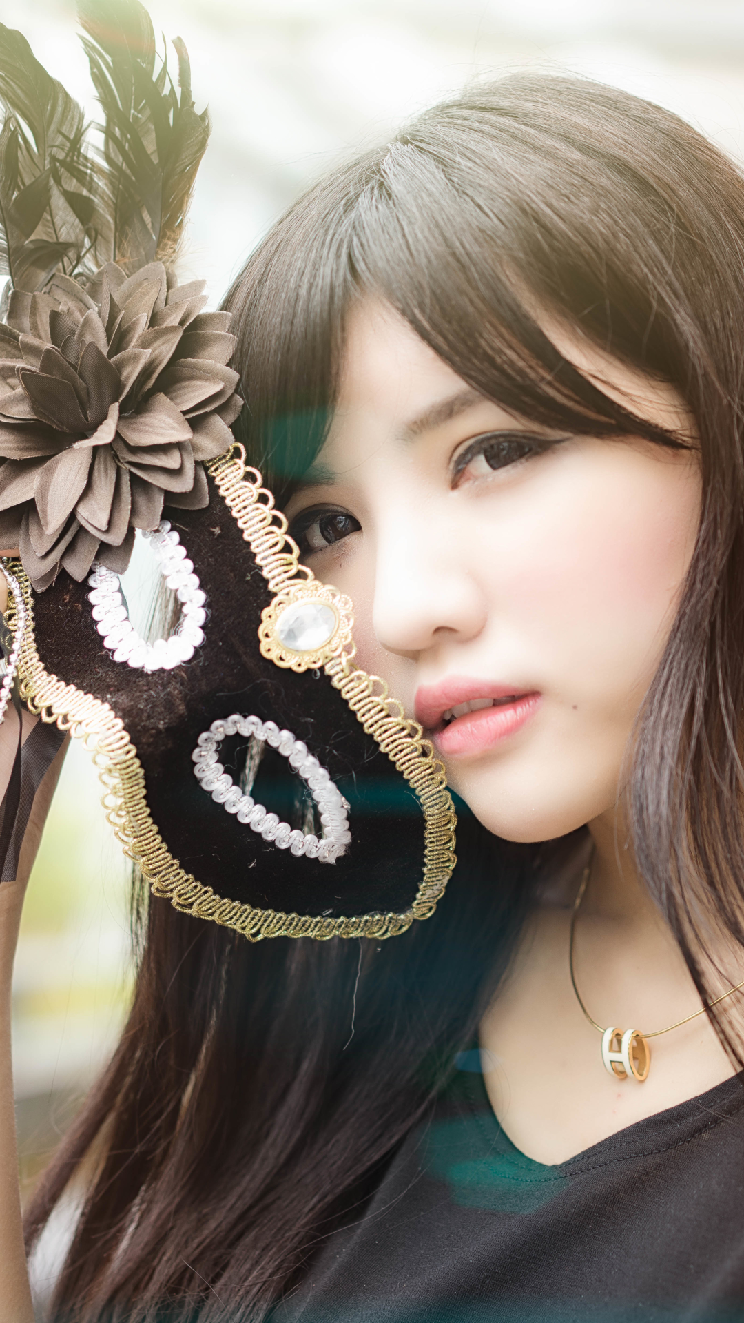 Handy-Wallpaper Maske, Modell, Frauen, Asiatisch, Asiatinnen, Taiwanese, Ka Ka kostenlos herunterladen.
