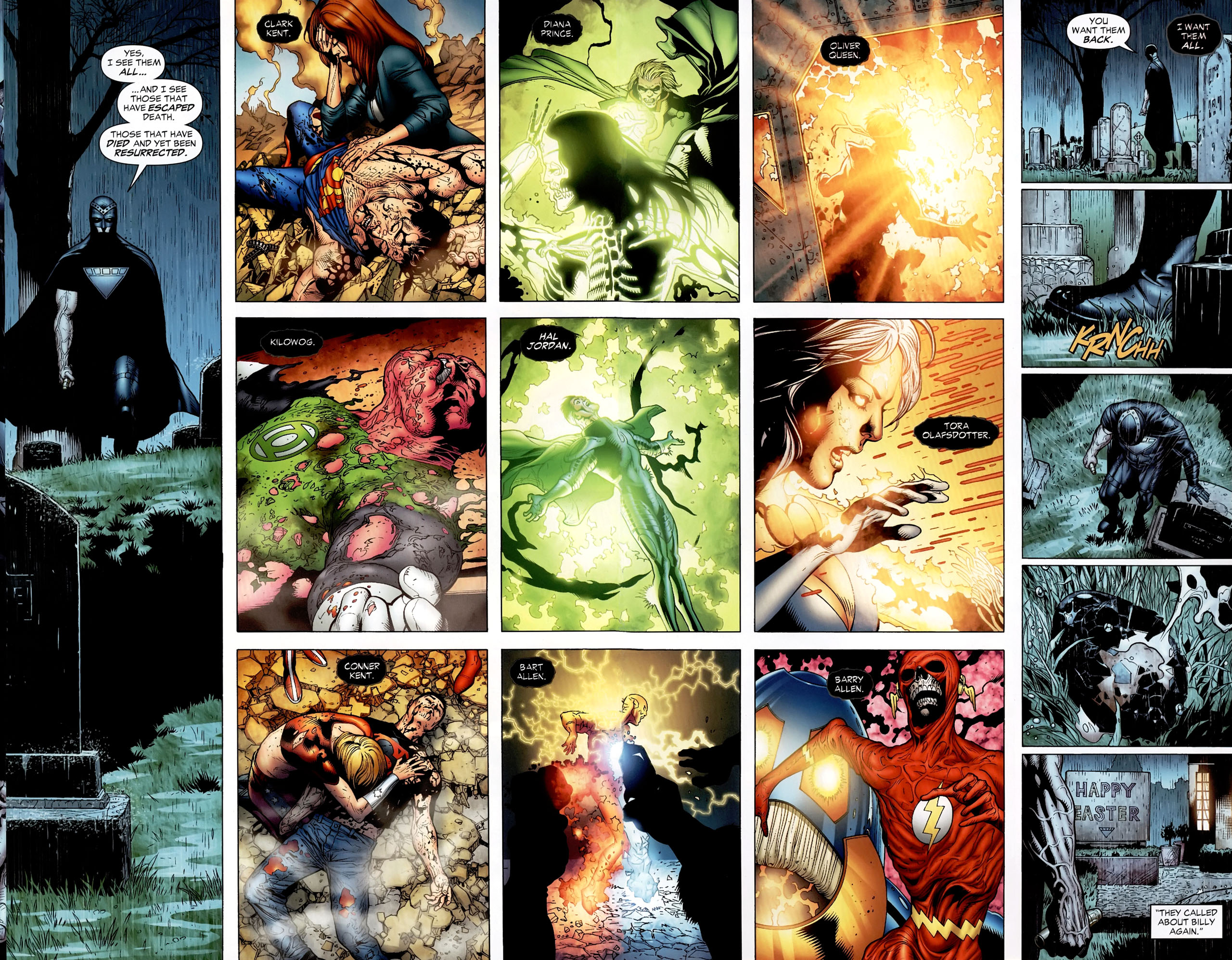 comics, blackest night, flash, green lantern