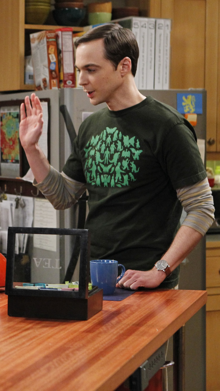 Handy-Wallpaper Fernsehserien, Jim Parsons, Sheldon Cooper, The Big Bang Theory kostenlos herunterladen.
