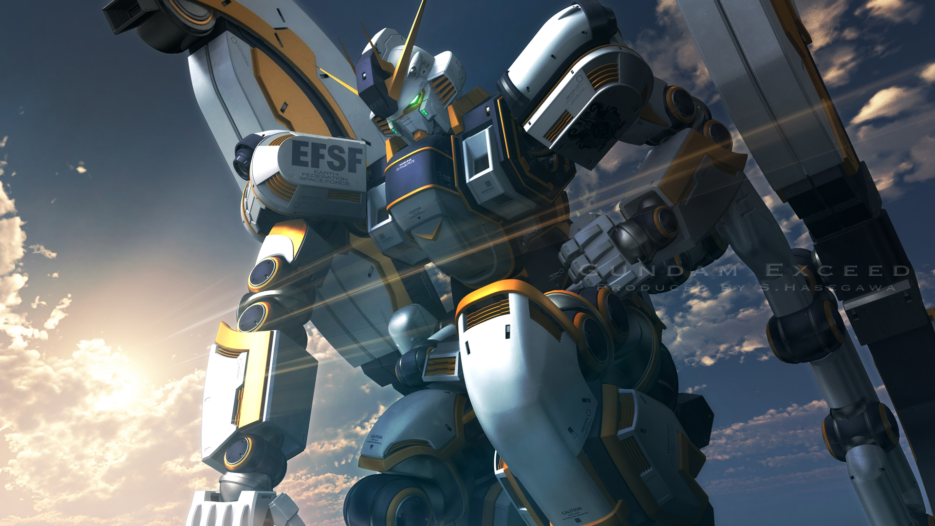 Laden Sie Mobiler Anzug Gundam Thunderbolt HD-Desktop-Hintergründe herunter