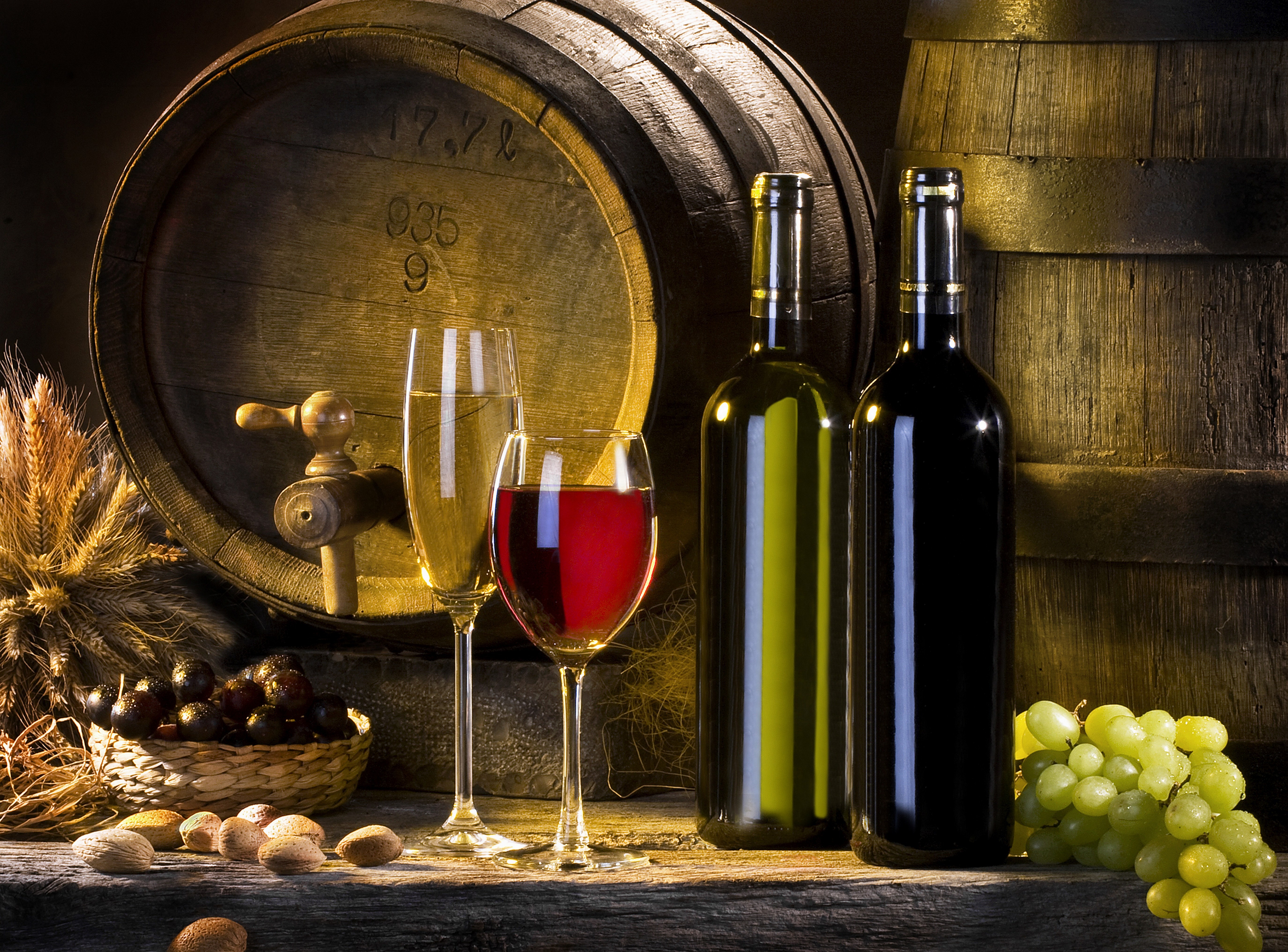 Завантажити шпалери безкоштовно Виноград, Вино, Харчування картинка на робочий стіл ПК