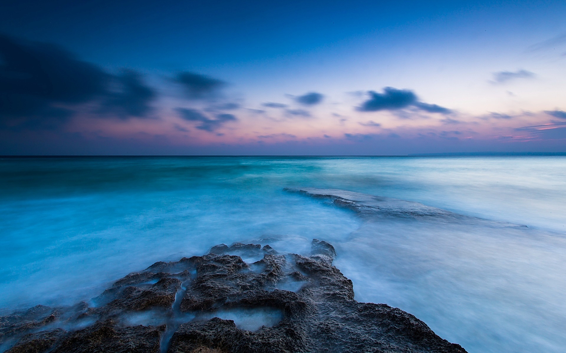 Download mobile wallpaper Sunset, Sea, Horizon, Ocean, Earth, Cloud for free.