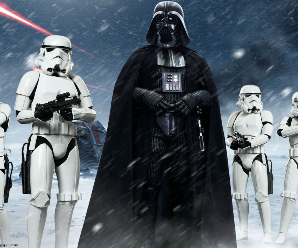 Download mobile wallpaper Star Wars, Movie, Darth Vader, Stormtrooper, Hot Toys for free.