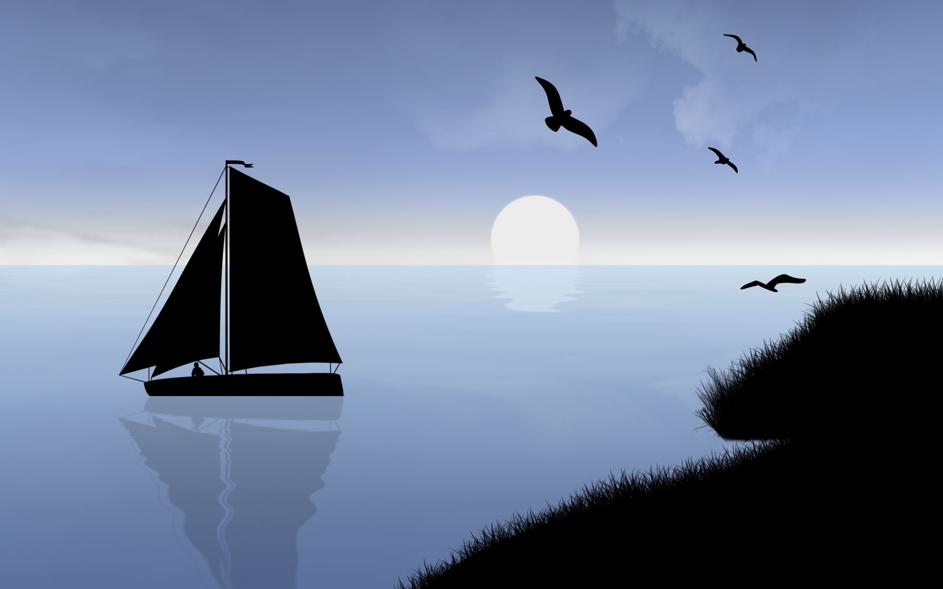 Free download wallpaper Landscape, Artistic on your PC desktop