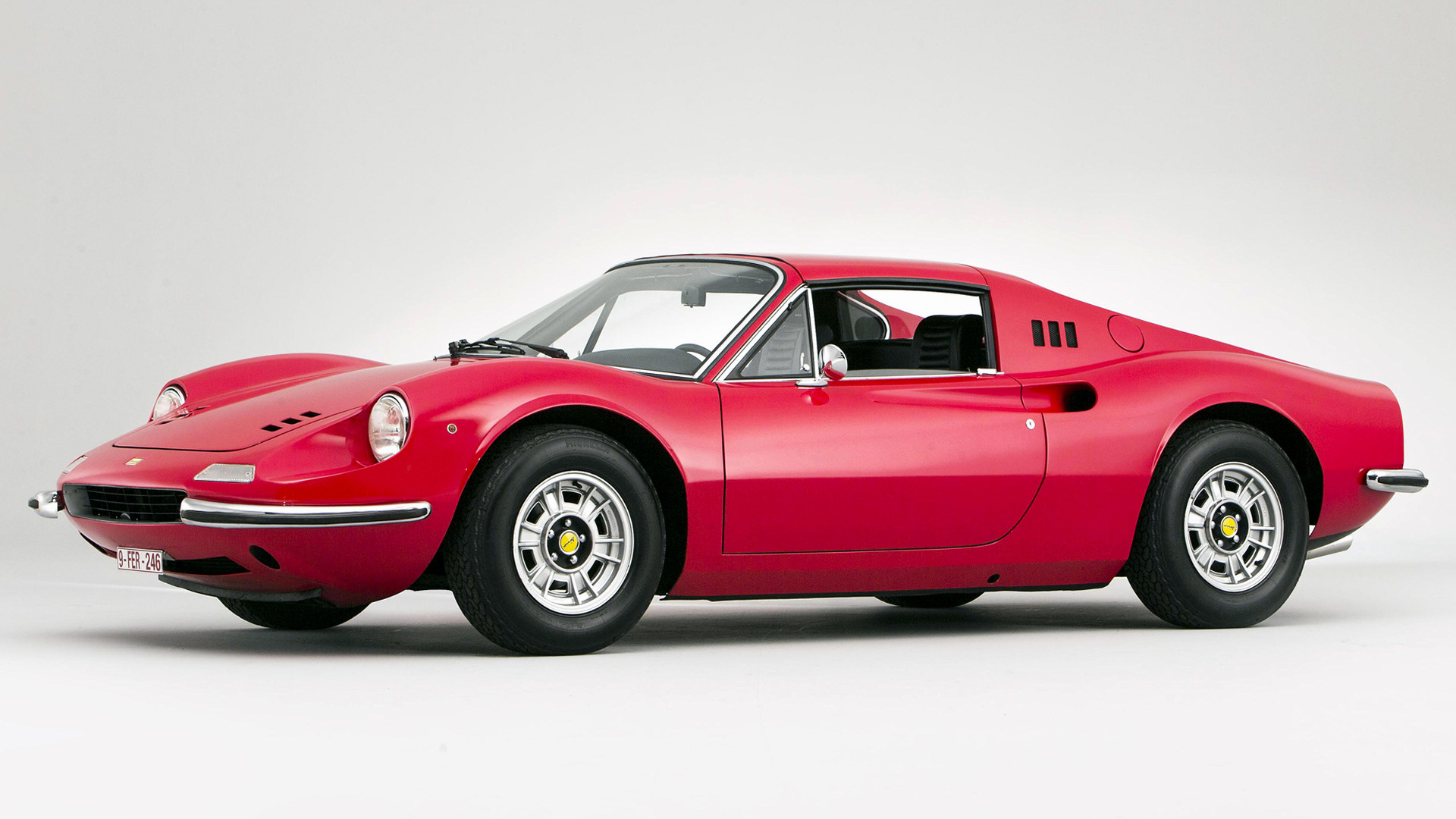 Download mobile wallpaper Ferrari, Car, Convertible, Old Car, Vehicles, Grand Tourer, Dino 246 Gts for free.