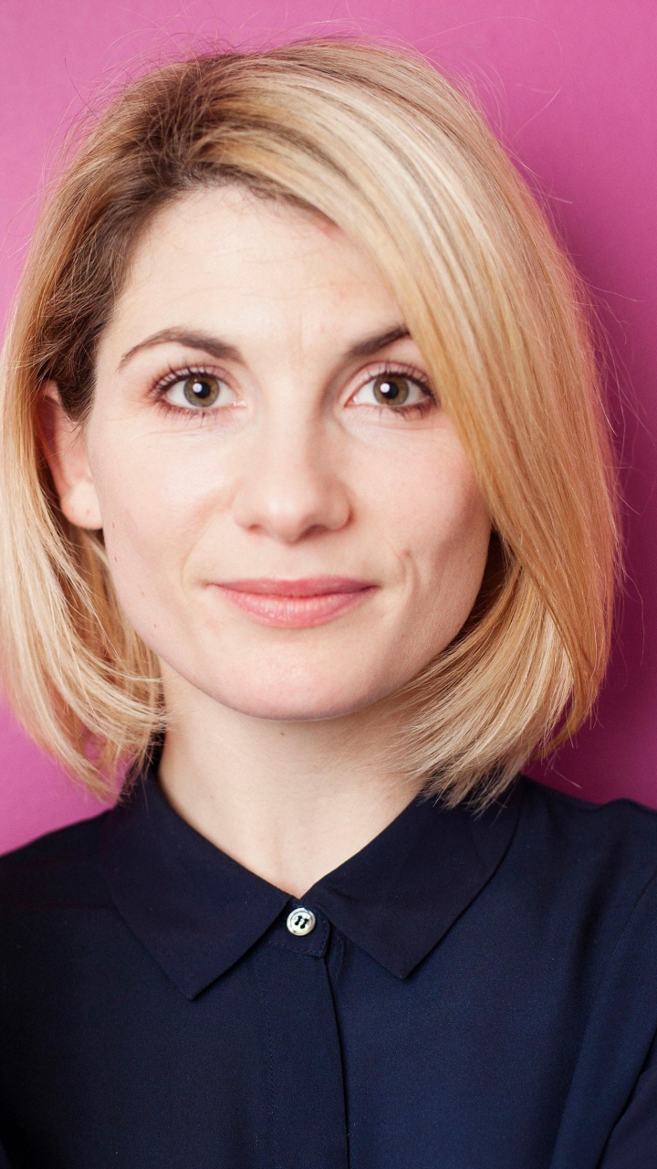 Download mobile wallpaper Blonde, Celebrity, Actress, Jodie Whittaker for free.