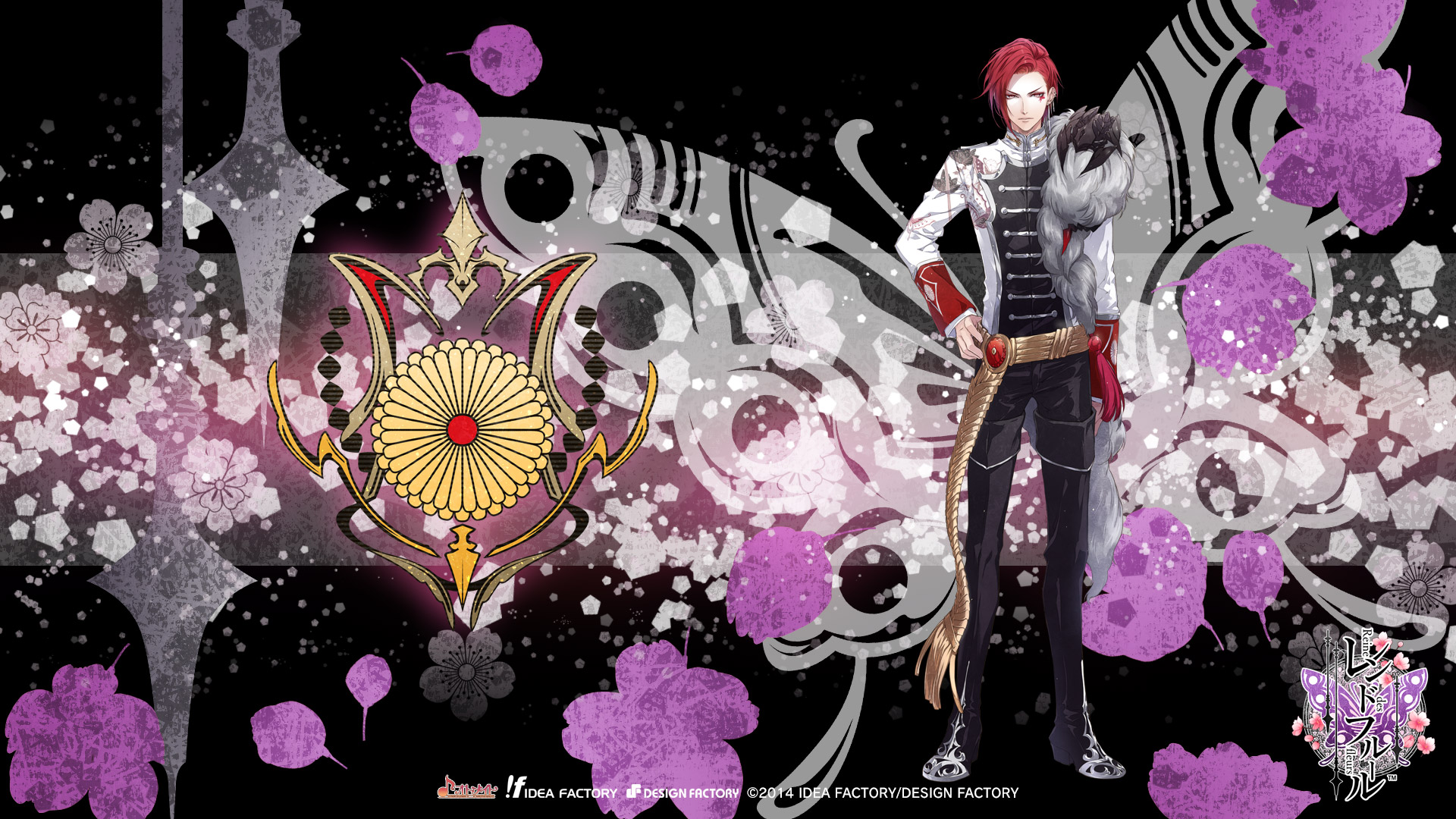 anime, reine des fleurs Desktop Wallpaper