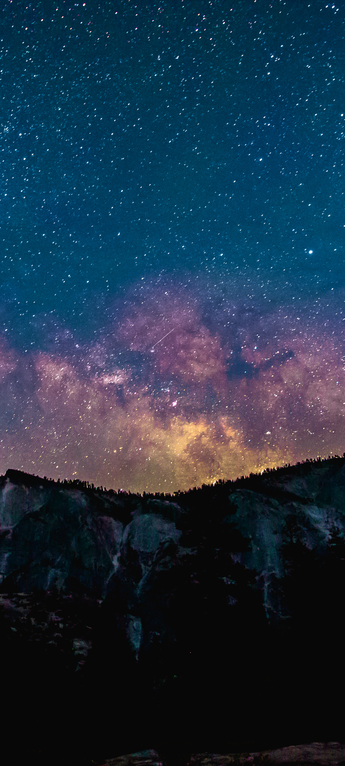 Download mobile wallpaper Nature, Sky, Stars, Night, Starry Sky, Earth, Milky Way for free.