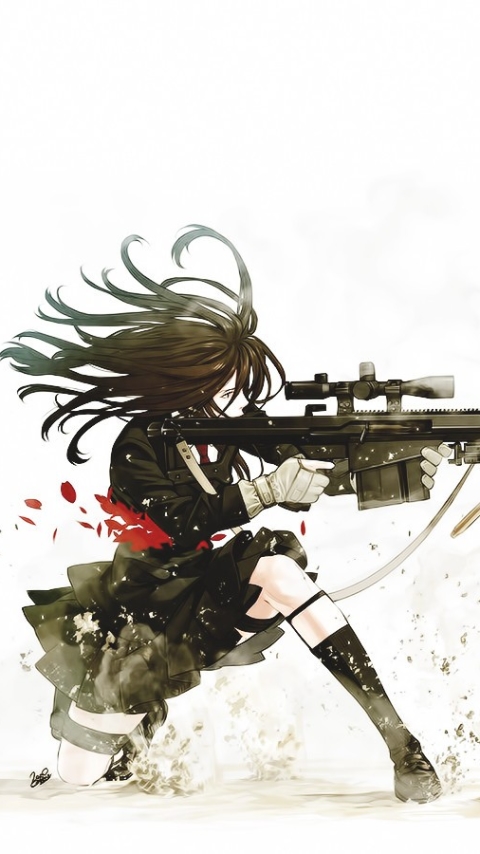 Download mobile wallpaper Anime, Original, Sniper for free.