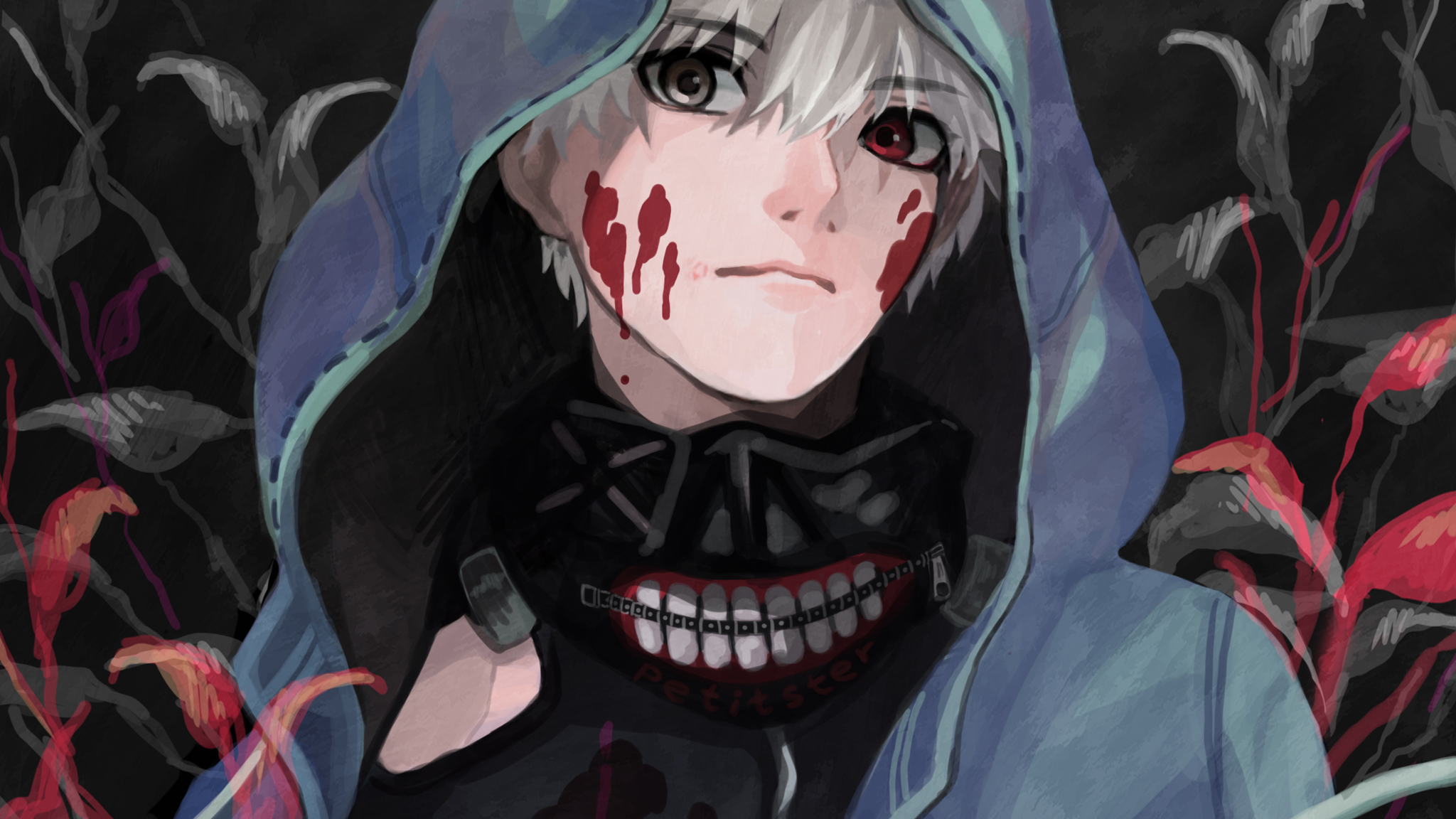 Handy-Wallpaper Animes, Ken Kanek, Tokyo Ghoul kostenlos herunterladen.