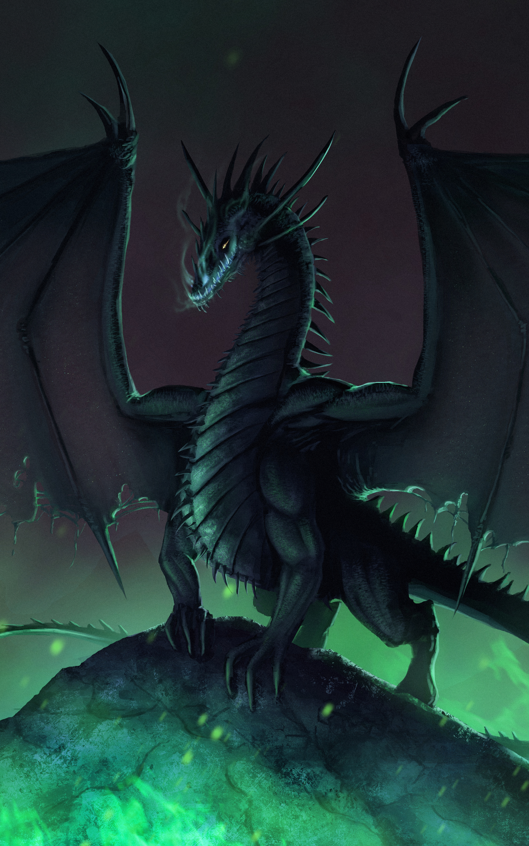 Download mobile wallpaper Fantasy, Dragon for free.