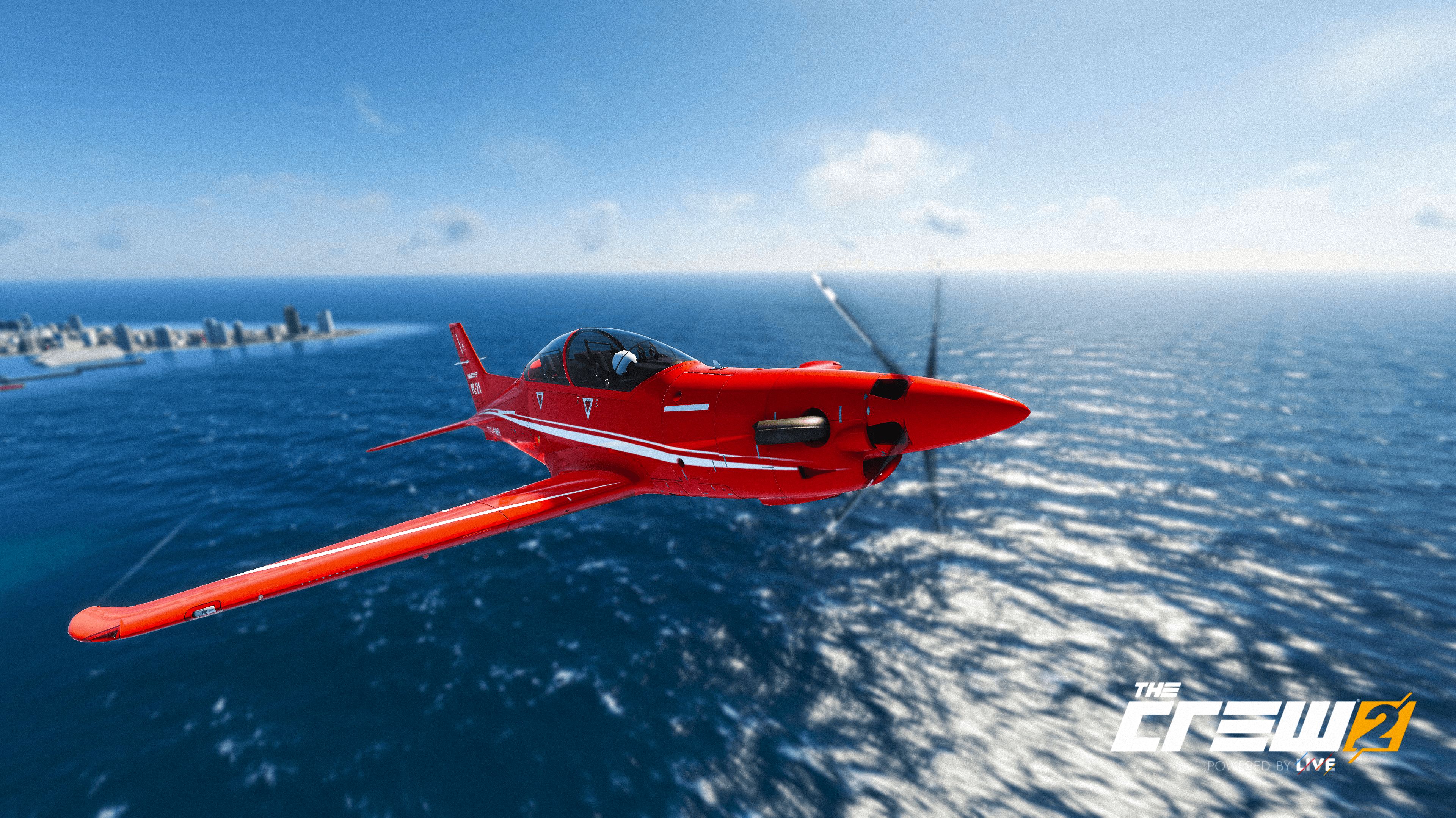 Download mobile wallpaper Airplane, Video Game, The Crew 2 for free.