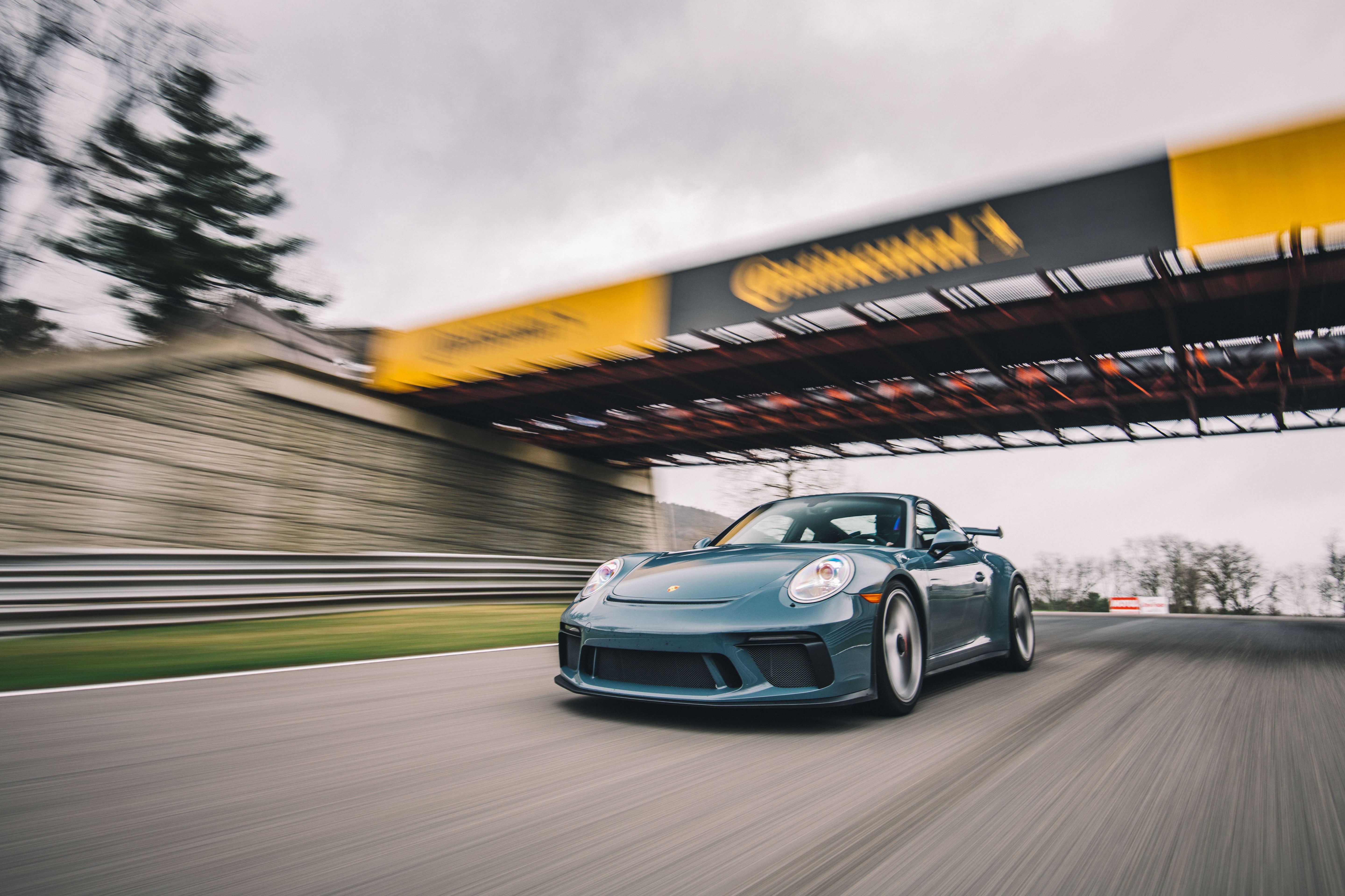 Download mobile wallpaper Porsche, Car, Porsche 911, Porsche 911 Gt3, Vehicles, Motion Blur for free.