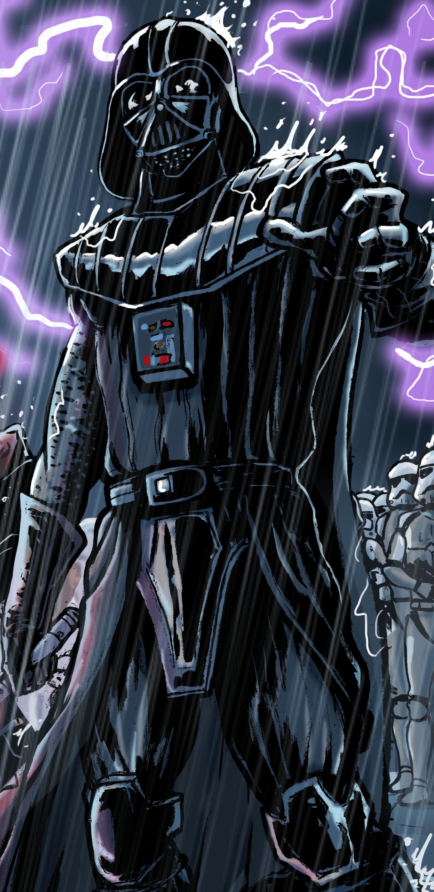 Baixar papel de parede para celular de Darth Vader, História Em Quadrinhos, Guerra Nas Estrelas gratuito.