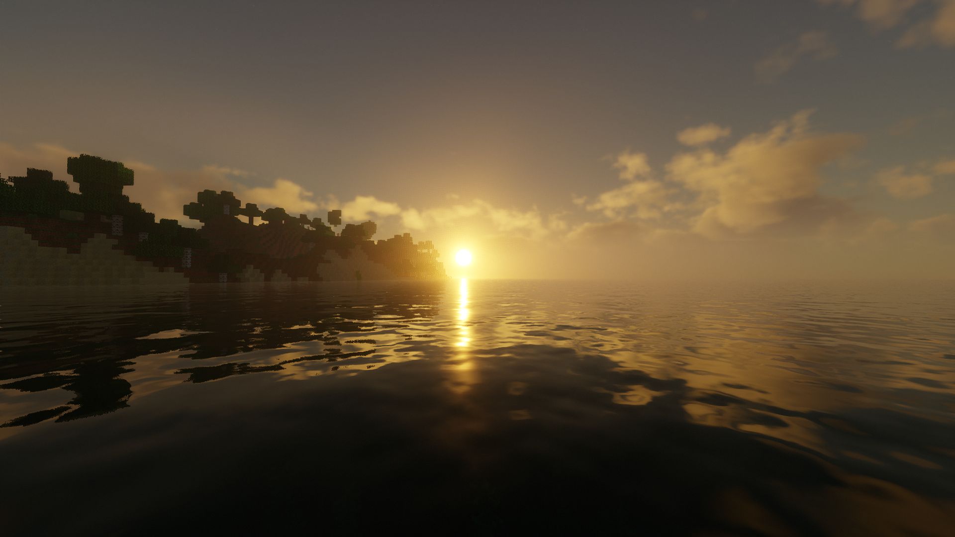 Free download wallpaper Sunset, Minecraft, Video Game on your PC desktop