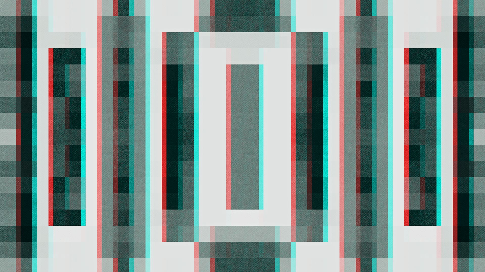 abstract, geometry, glitch art, green, rectangle, red, square, texture