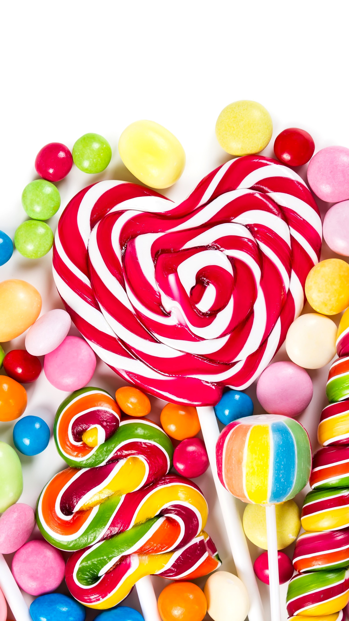 Download mobile wallpaper Food, Colors, Sweets, Lollipop, Candy for free.