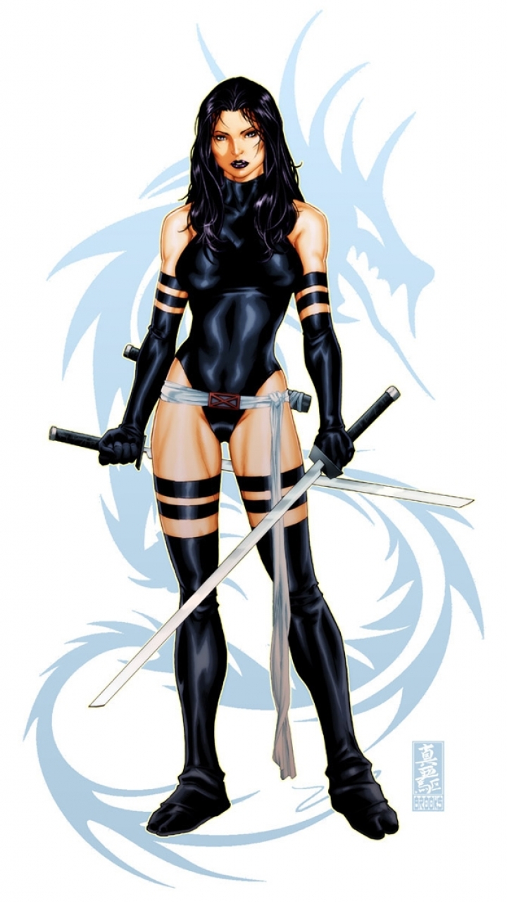 Handy-Wallpaper Comics, Psylocke kostenlos herunterladen.