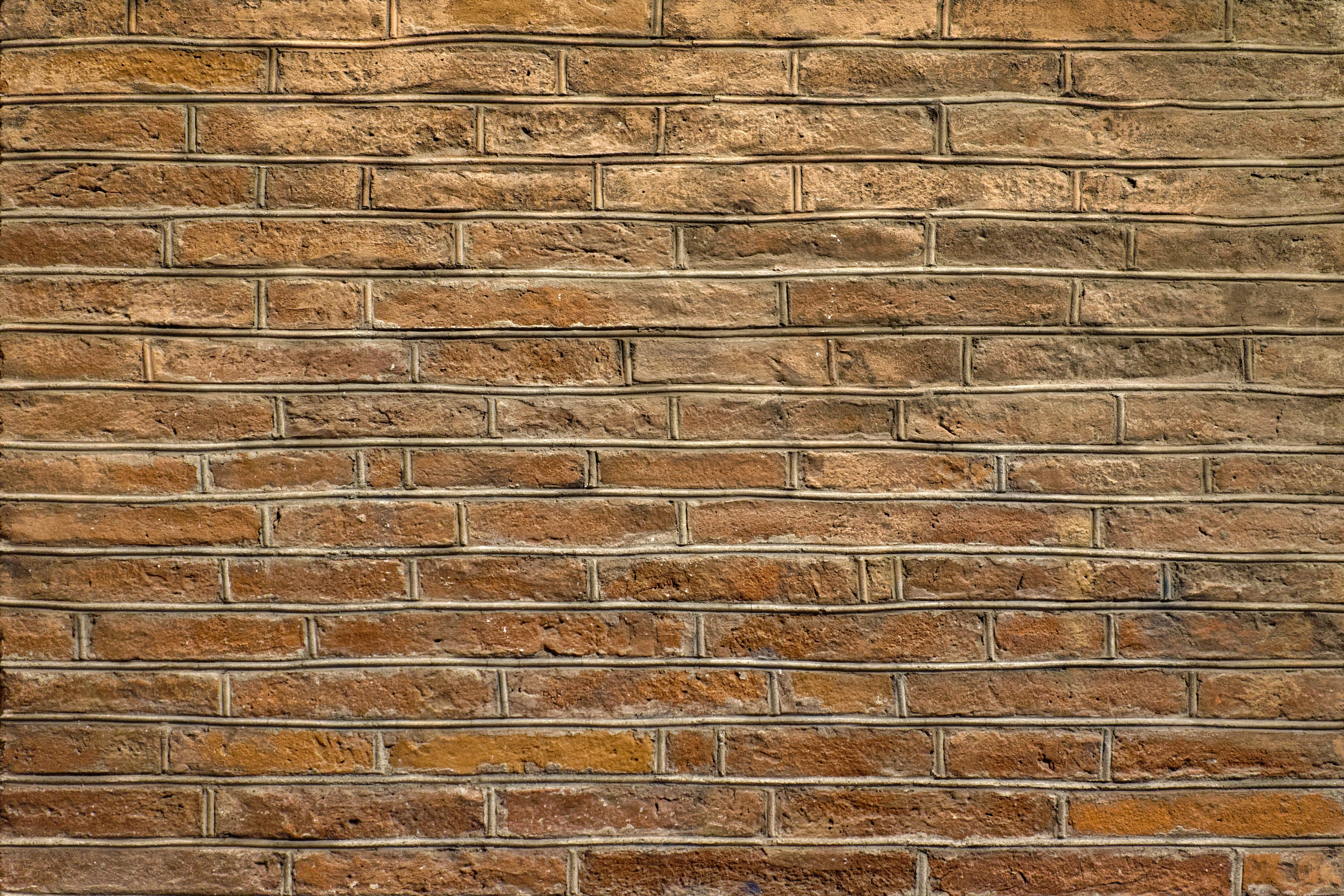 Download mobile wallpaper Wall, Texture, Surface, Brown, Brick, Textures for free.