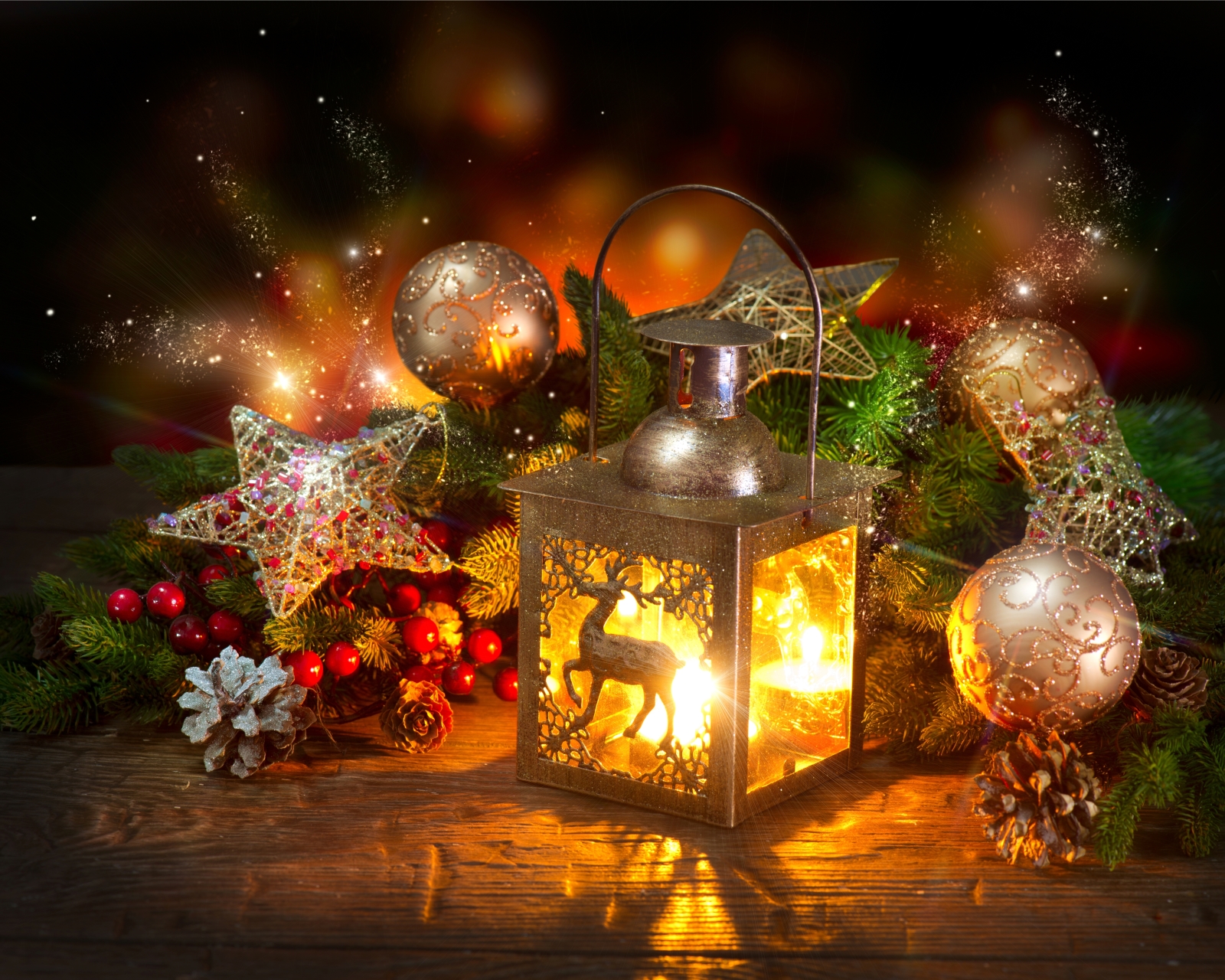 Free download wallpaper Light, Christmas, Holiday, Lantern, Decoration, Candle, Star, Christmas Ornaments on your PC desktop