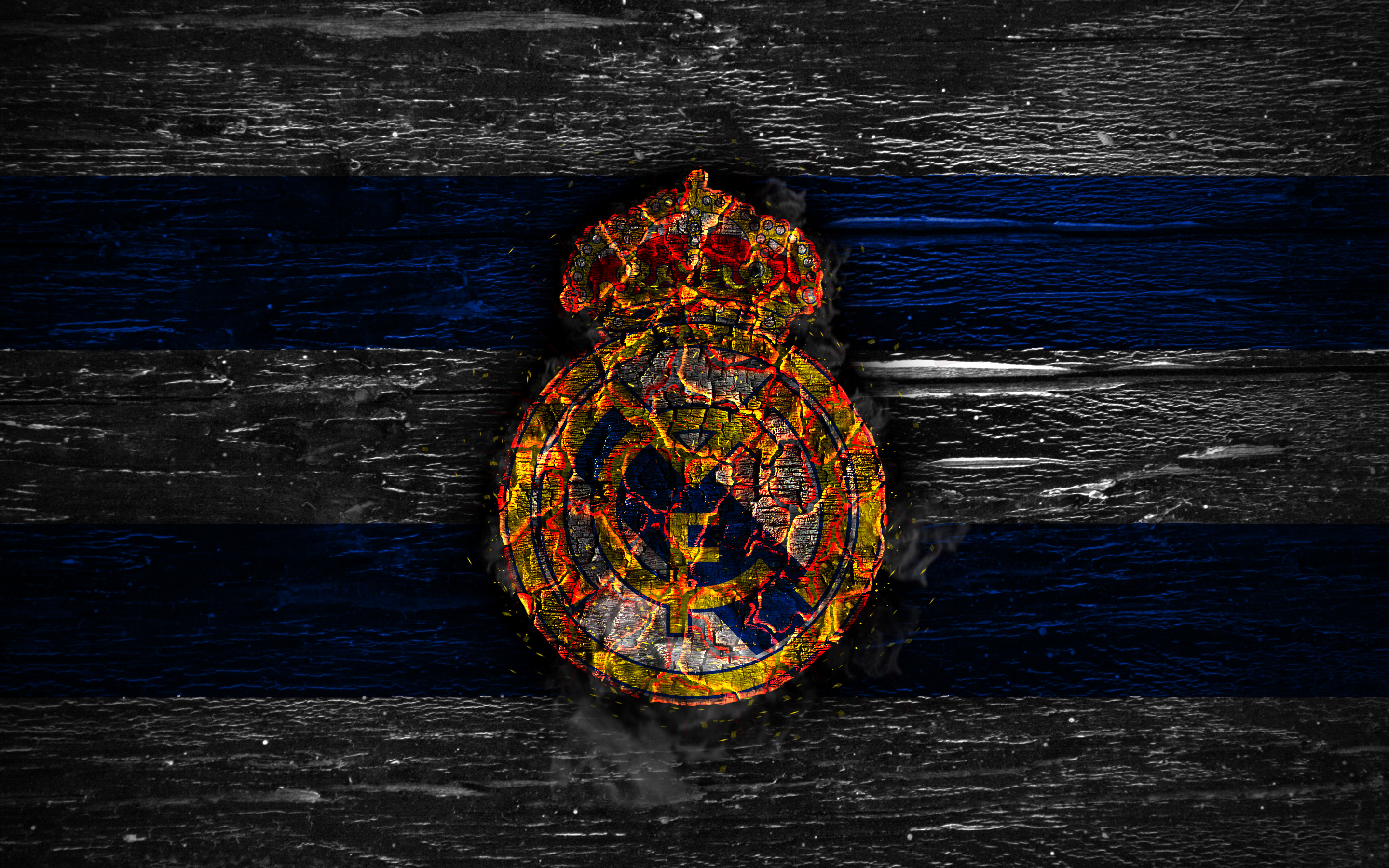 Laden Sie das Sport, Fußball, Logo, Real Madrid Cf-Bild kostenlos auf Ihren PC-Desktop herunter