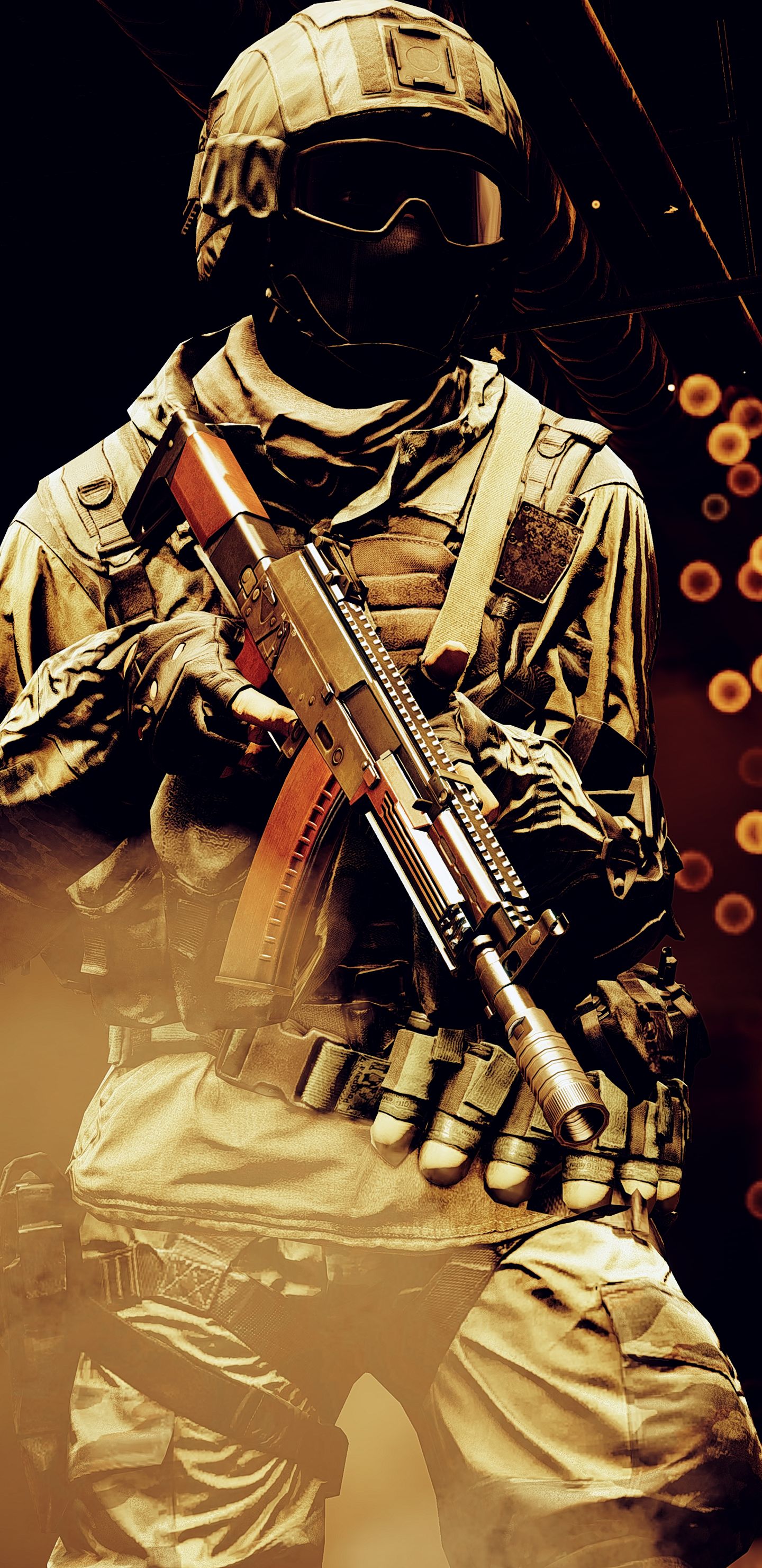 Handy-Wallpaper Waffe, Schlachtfeld, Soldat, Computerspiele, Battlefield 4 kostenlos herunterladen.