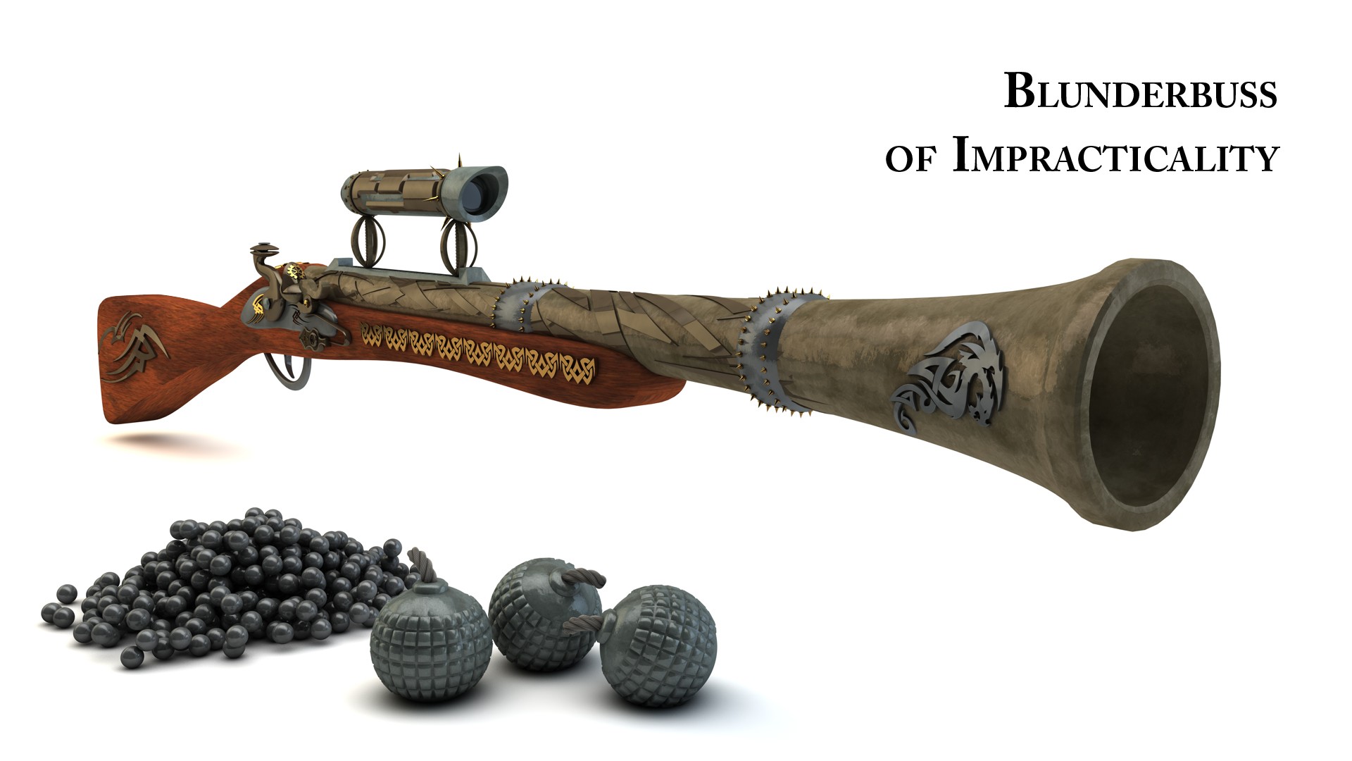 Download mobile wallpaper Weapons, Blunderbuss for free.
