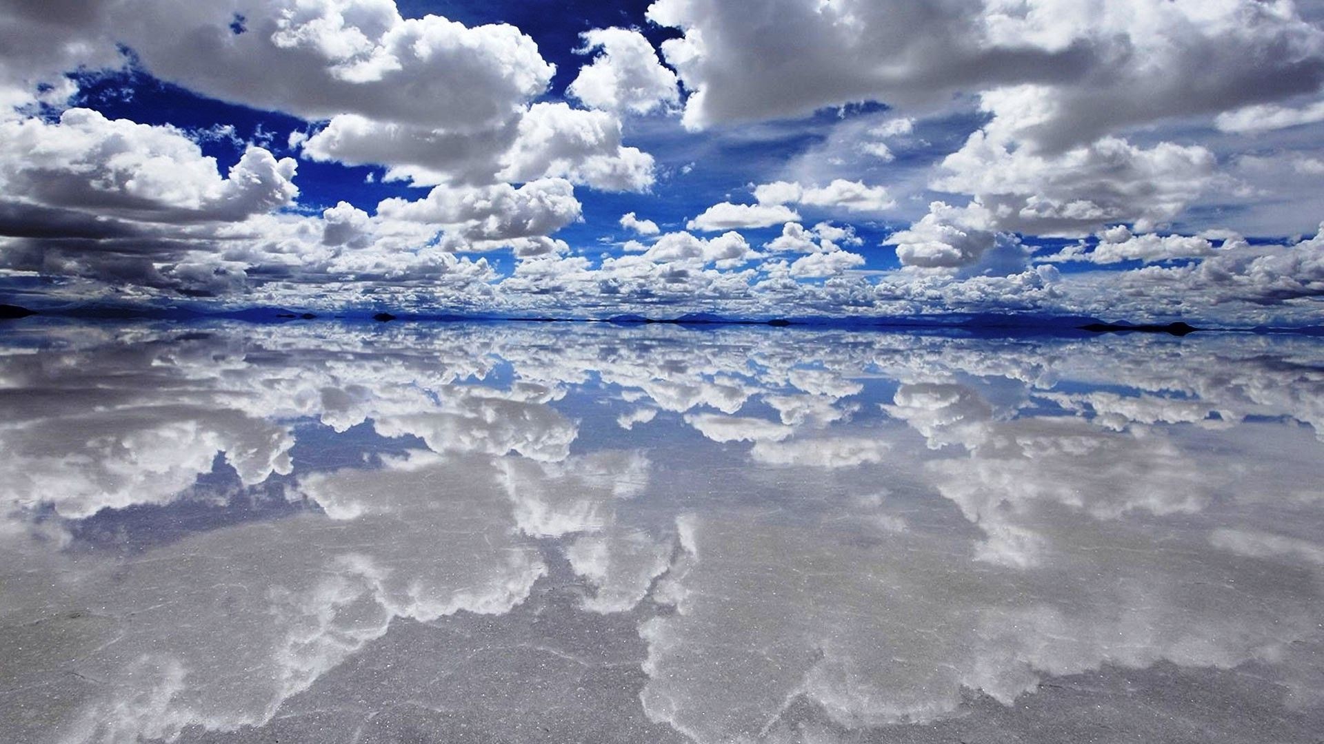Download mobile wallpaper Sky, Sea, Beach, Reflection, Ocean, Earth, Cloud for free.