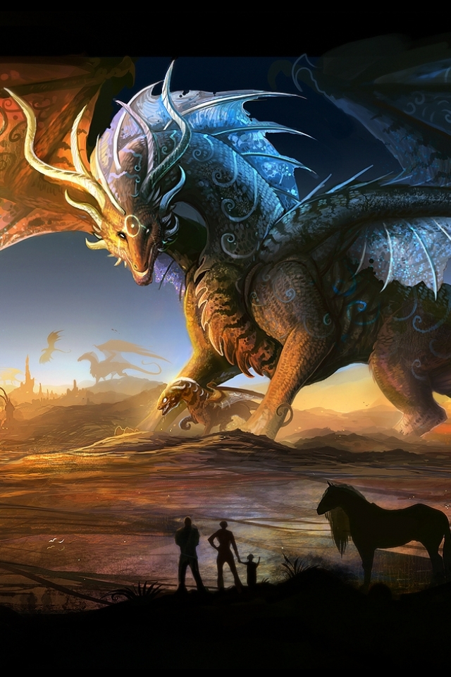 Download mobile wallpaper Magic, Fantasy, Dragon for free.