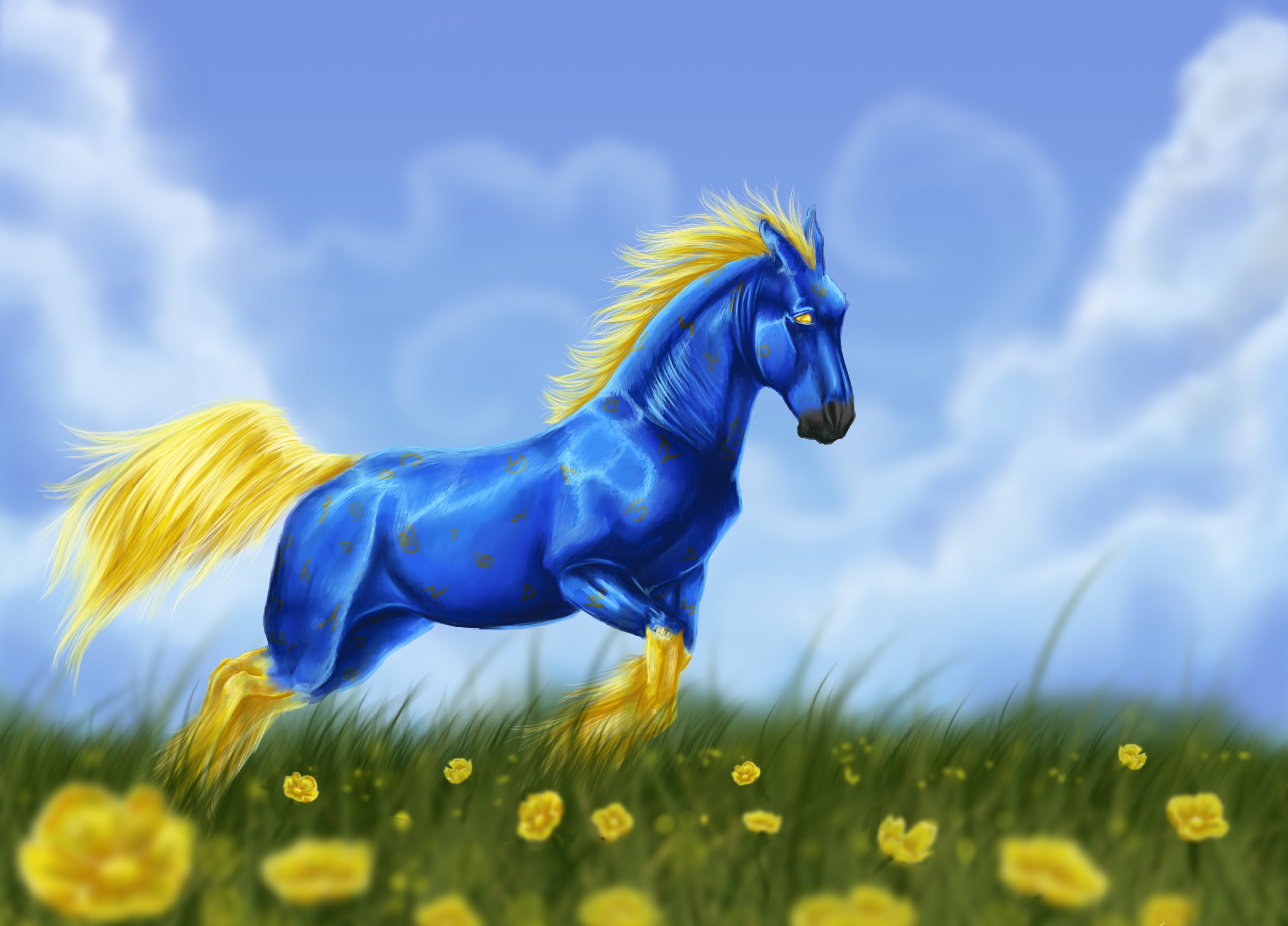 Download mobile wallpaper Fantasy, Horse, Fantasy Animals for free.