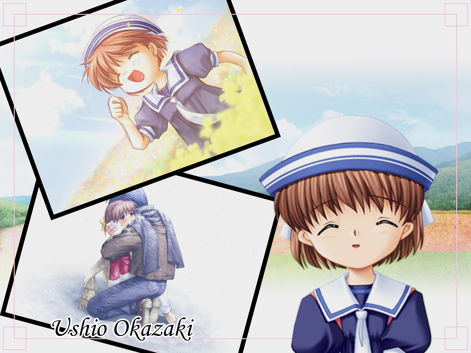 Free download wallpaper Anime, Clannad, Tomoya Okazaki, Ushio Okazaki on your PC desktop