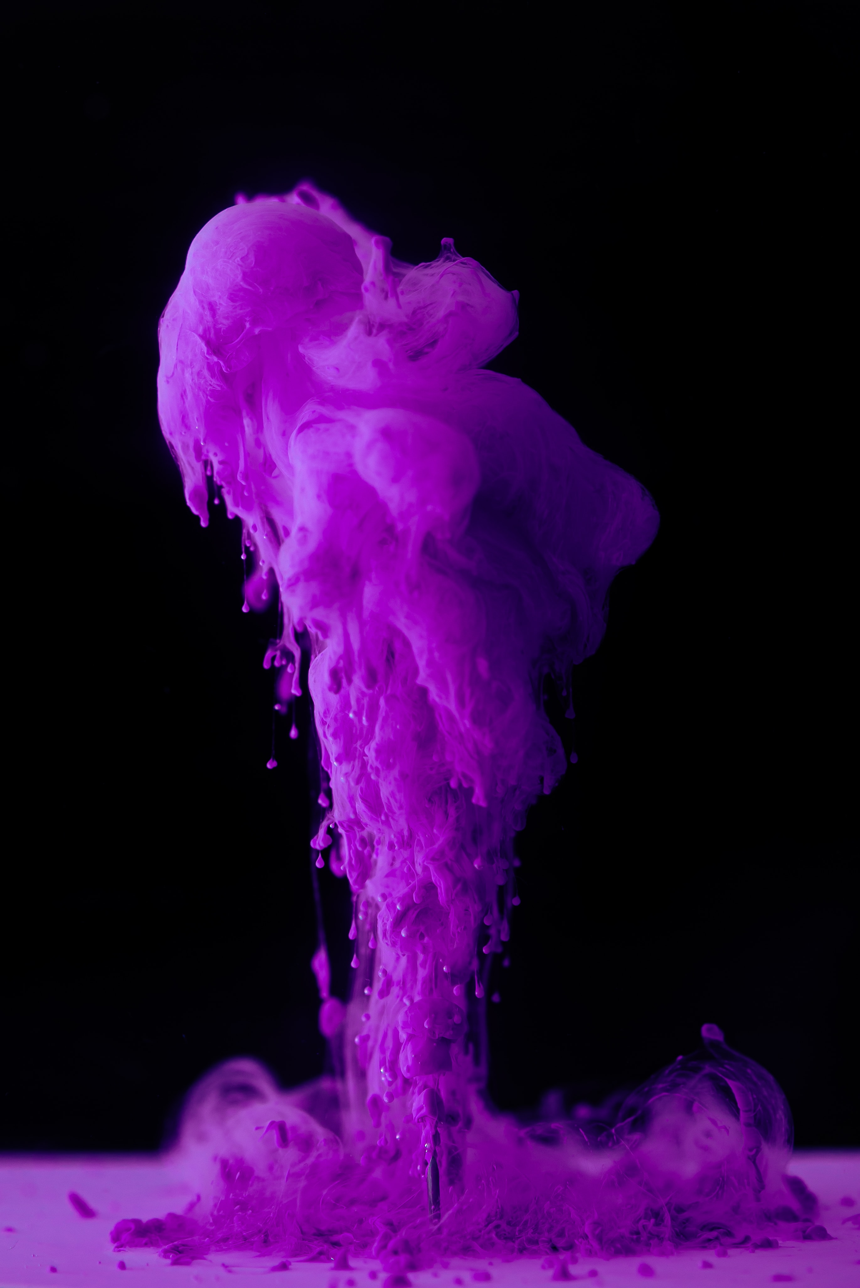 Free download wallpaper Macro, Ink, Abstract, Violet, Paint, Purple on your PC desktop