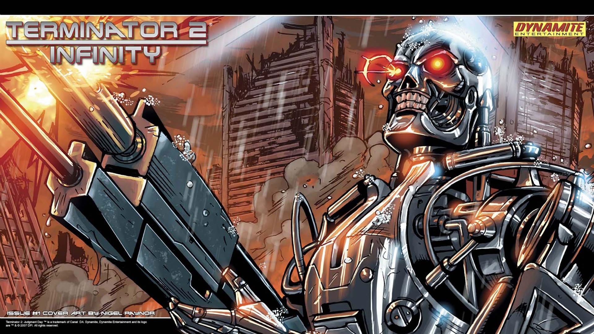 Descarga gratuita de fondo de pantalla para móvil de Terminator, Historietas.