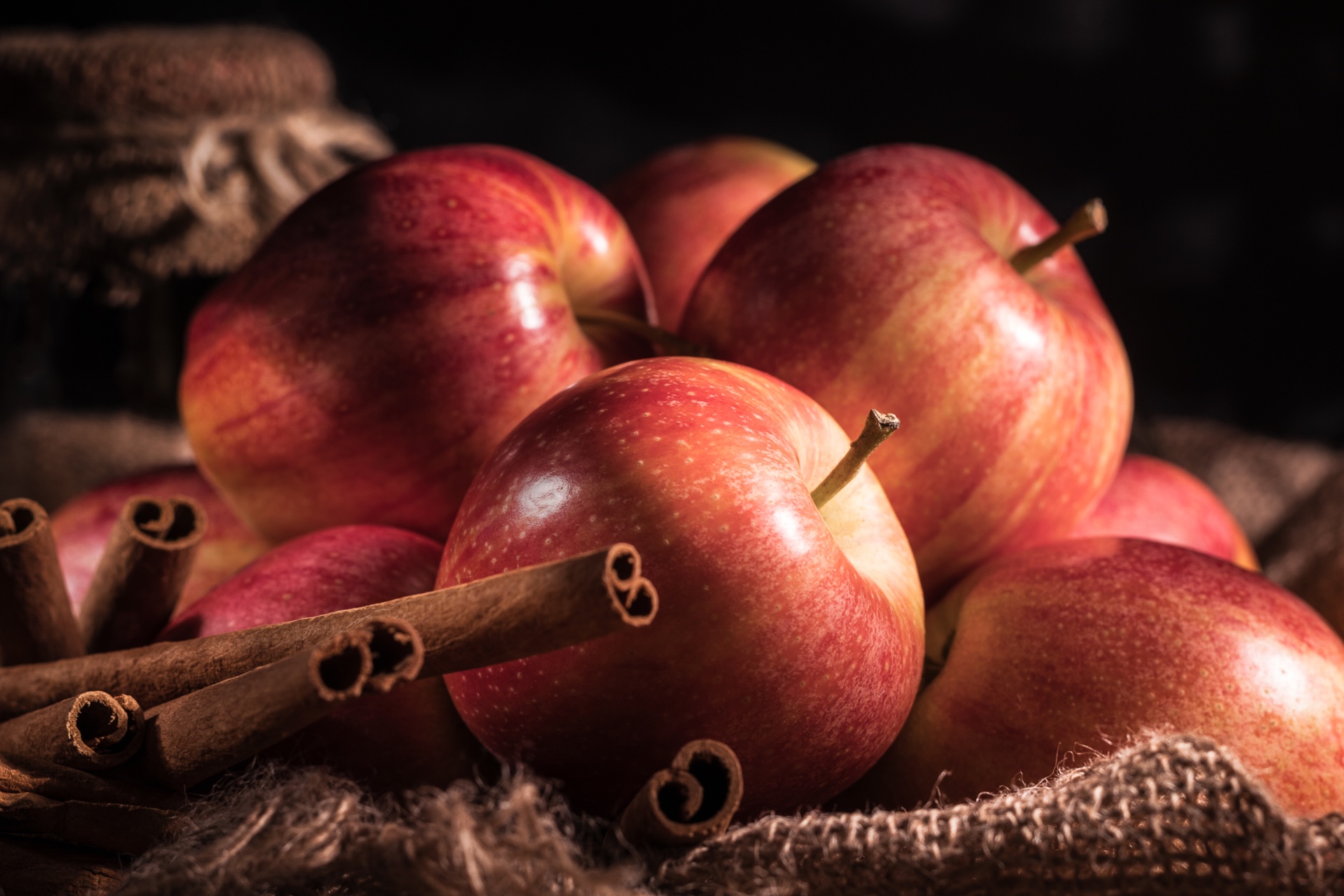 Laden Sie das Apfel, Zimt, Nahrungsmittel, Früchte-Bild kostenlos auf Ihren PC-Desktop herunter