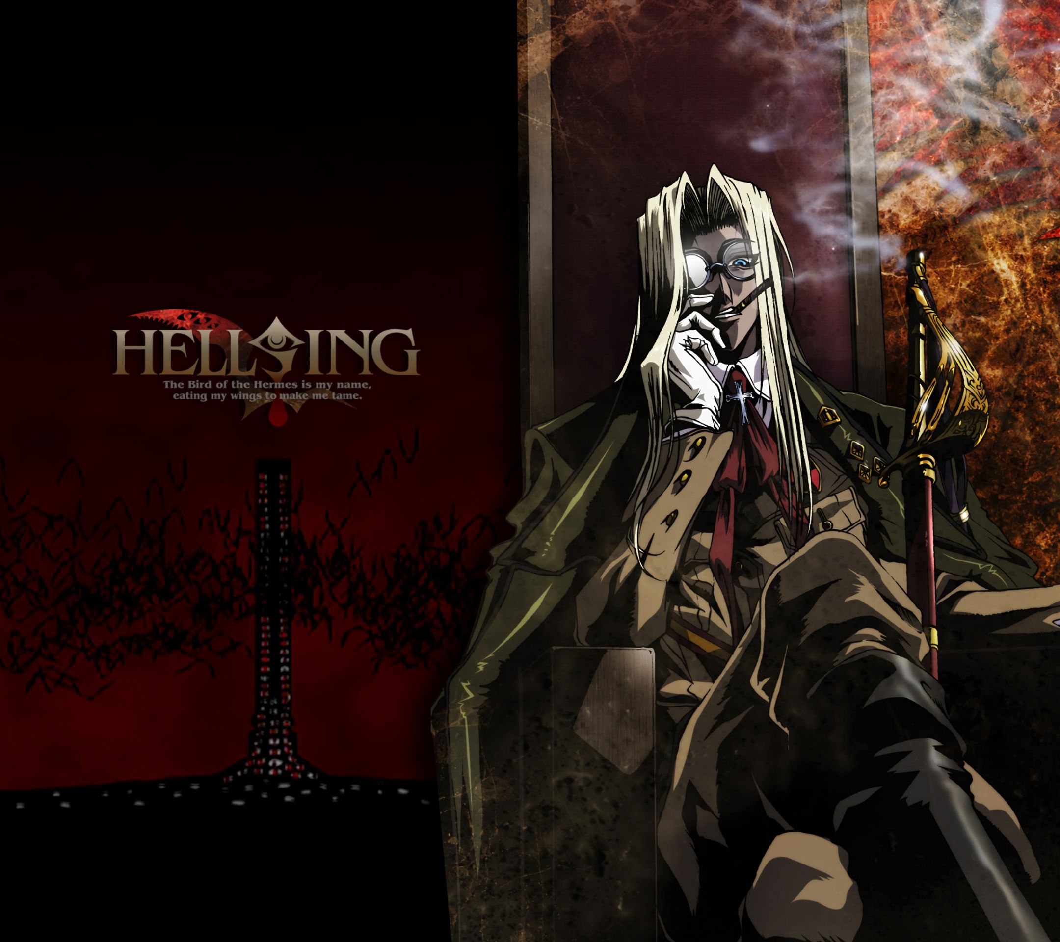 Free download wallpaper Anime, Hellsing, Integra Hellsing on your PC desktop