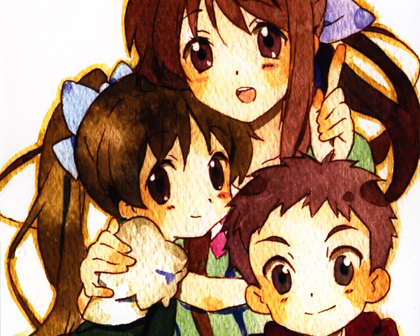 Handy-Wallpaper Animes, Clannad, Nagisa Furukawa, Ushio Okazaki kostenlos herunterladen.