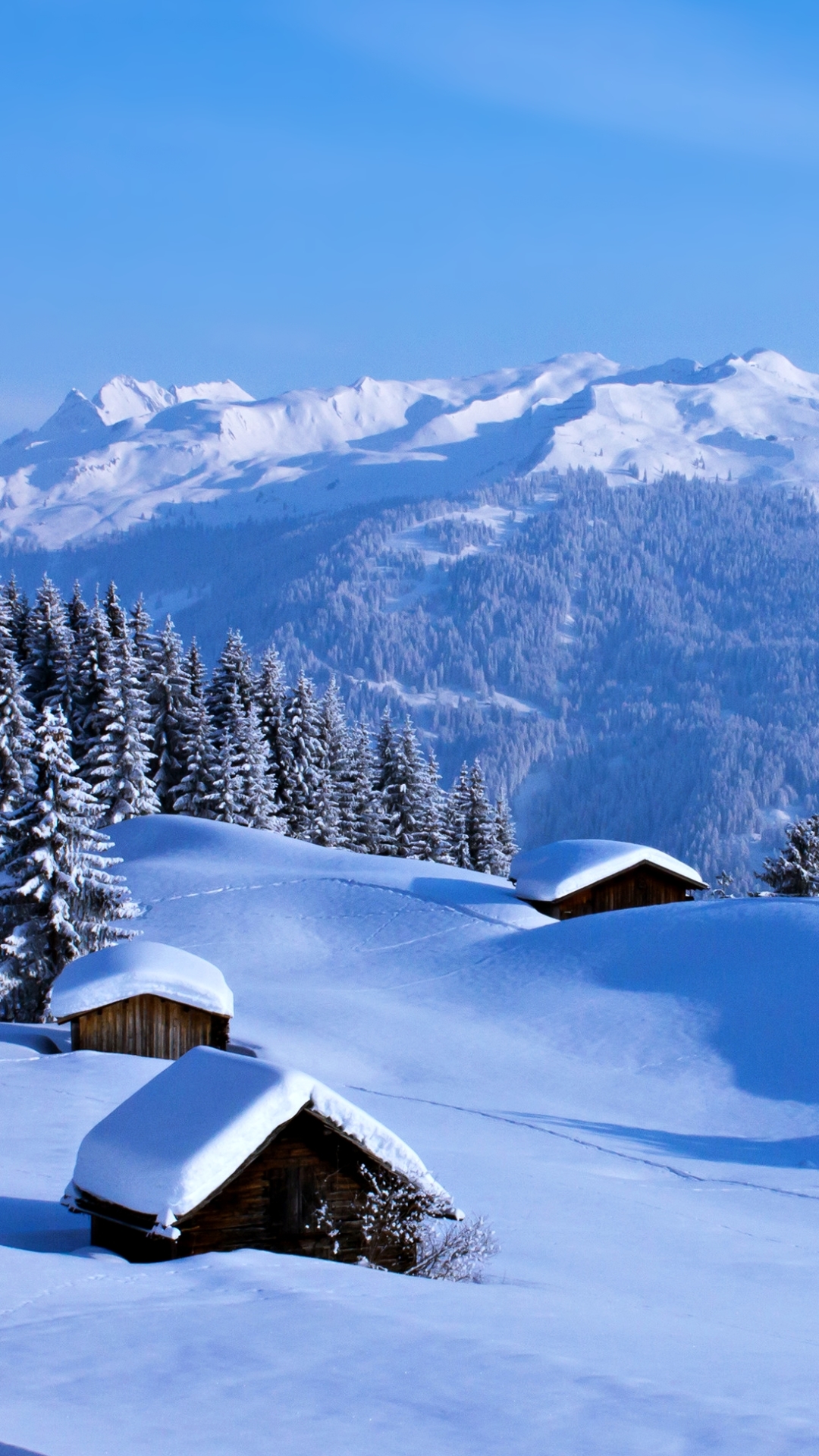 無料モバイル壁紙風景, 冬, 自然, 雪, 山, 田舎, 写真撮影をダウンロードします。