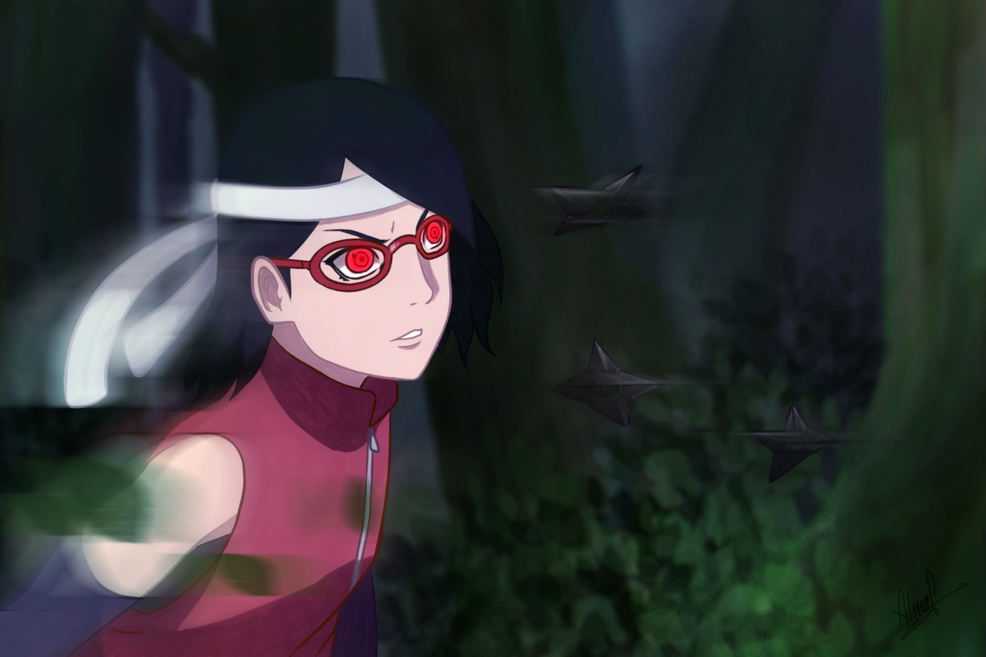 Free download wallpaper Anime, Naruto, Sarada Uchiha, Boruto on your PC desktop