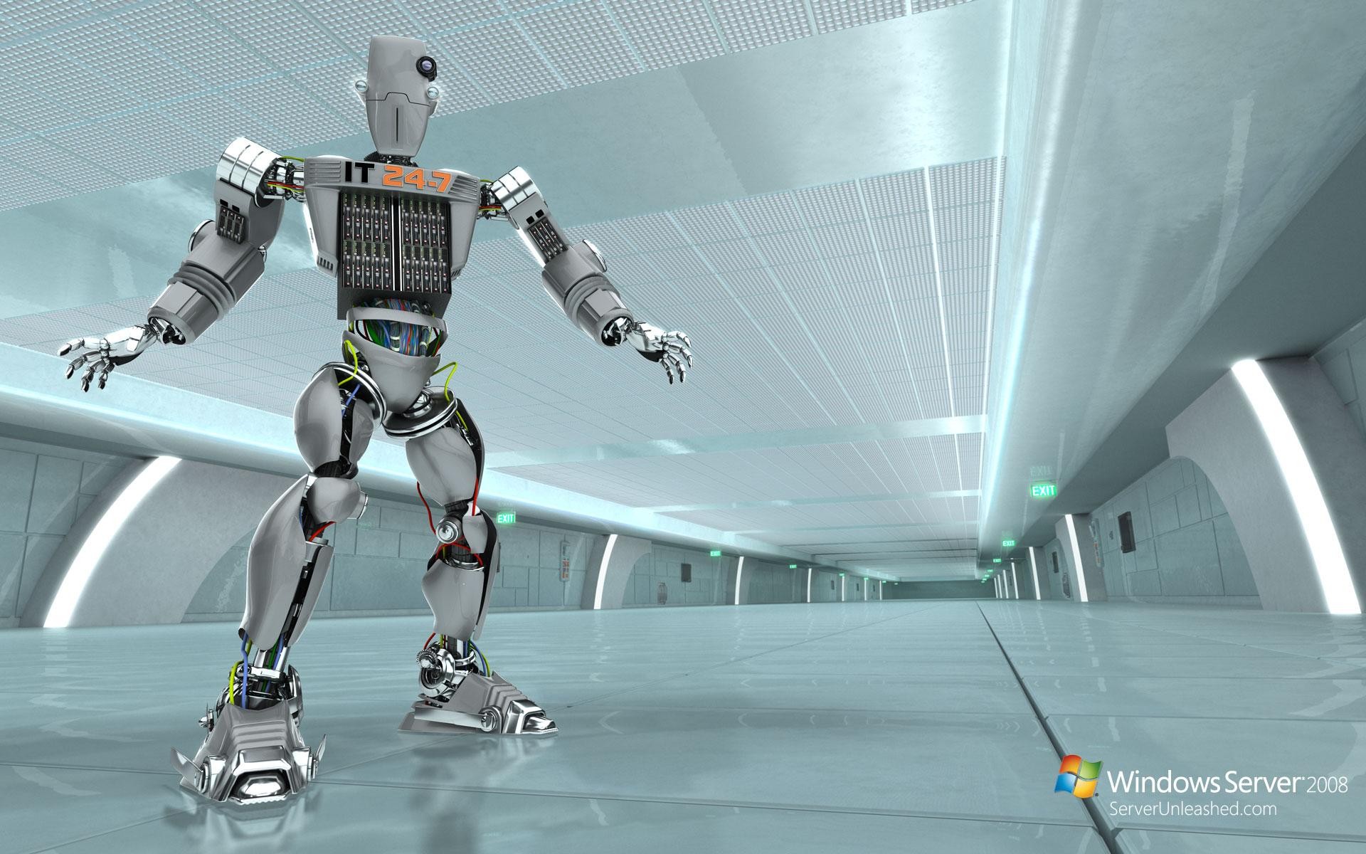 Free download wallpaper Windows, Robot, Technology on your PC desktop