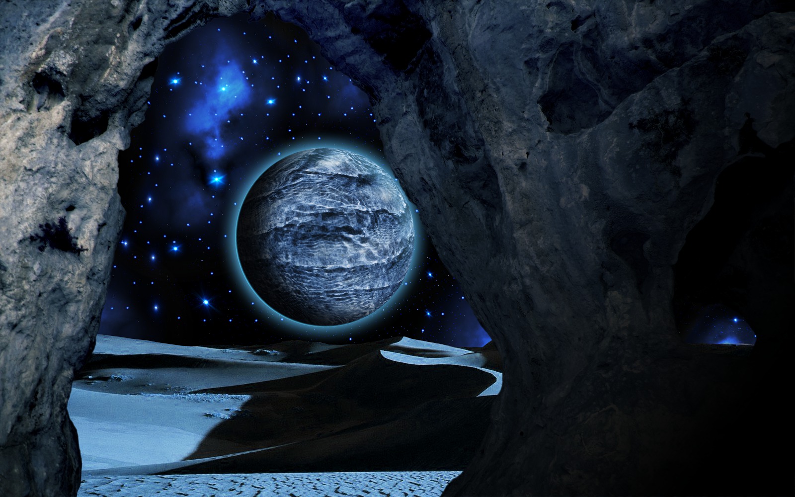 Free download wallpaper Stars, Space, Planet, Arch, Sci Fi on your PC desktop