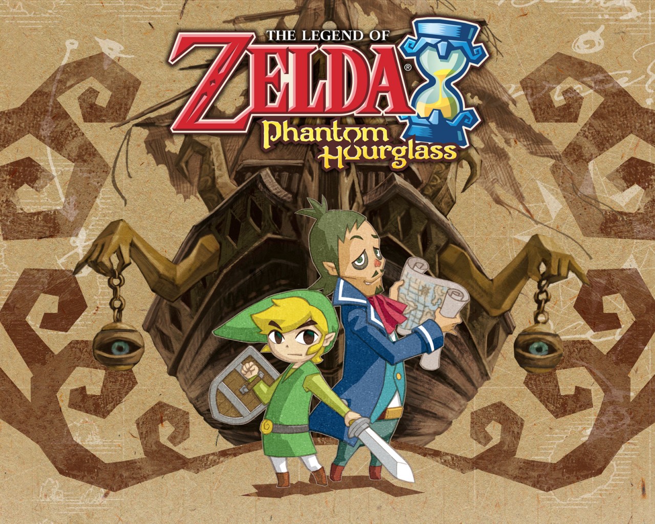 toon link, video game, linebeck (the legend of zelda), link, the legend of zelda: phantom hourglass